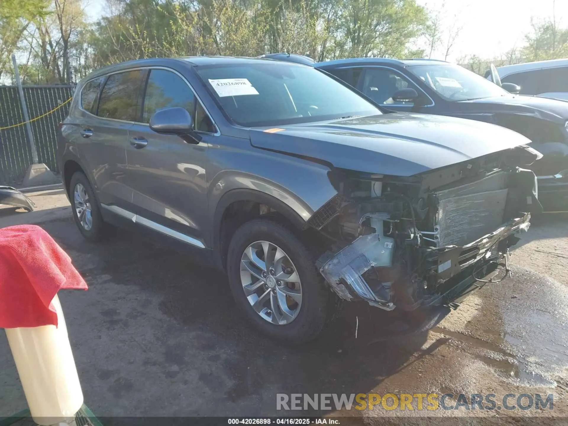 1 Photograph of a damaged car 5NMS33AD5LH142190 HYUNDAI SANTA FE 2020