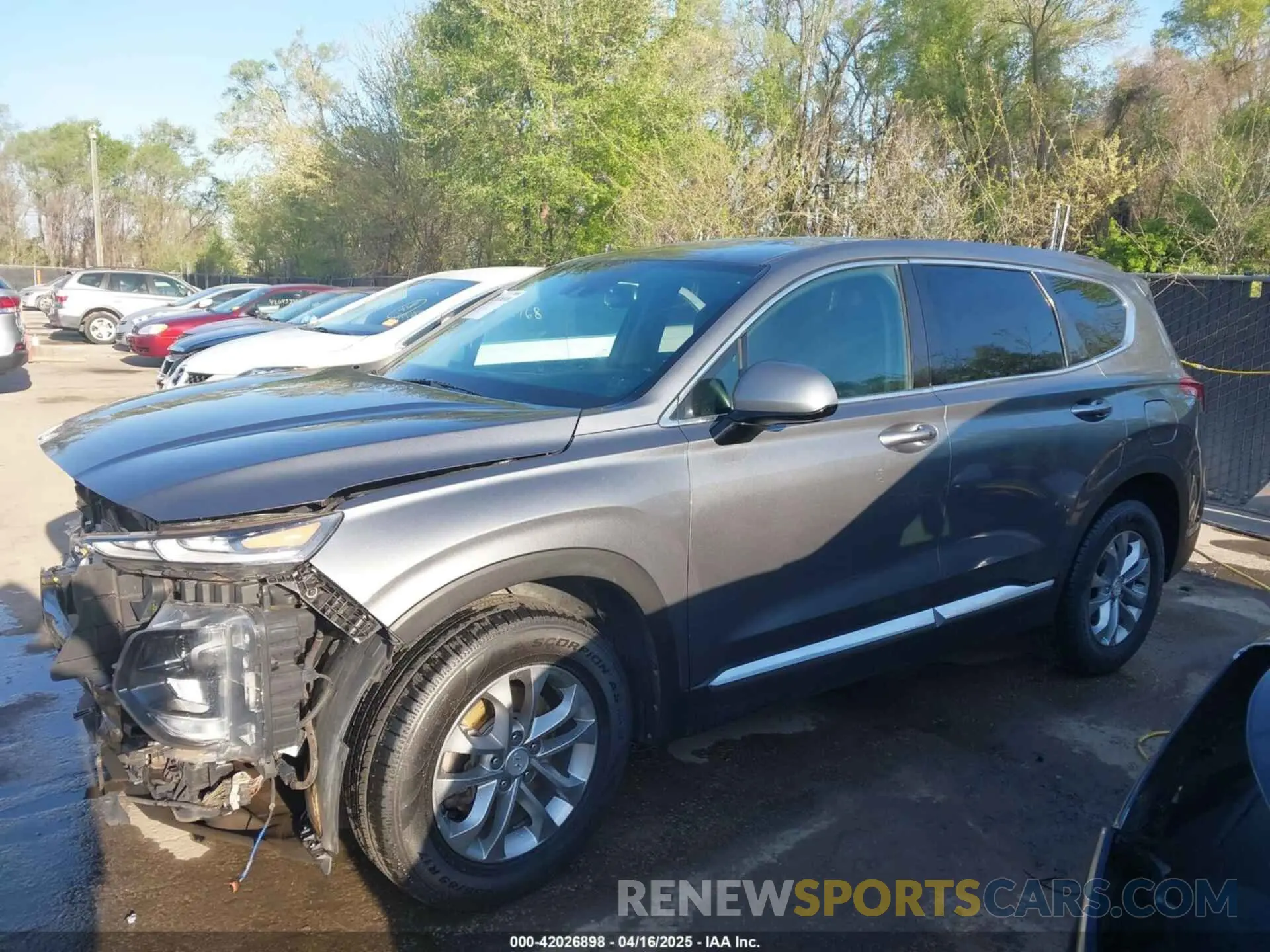 15 Photograph of a damaged car 5NMS33AD5LH142190 HYUNDAI SANTA FE 2020