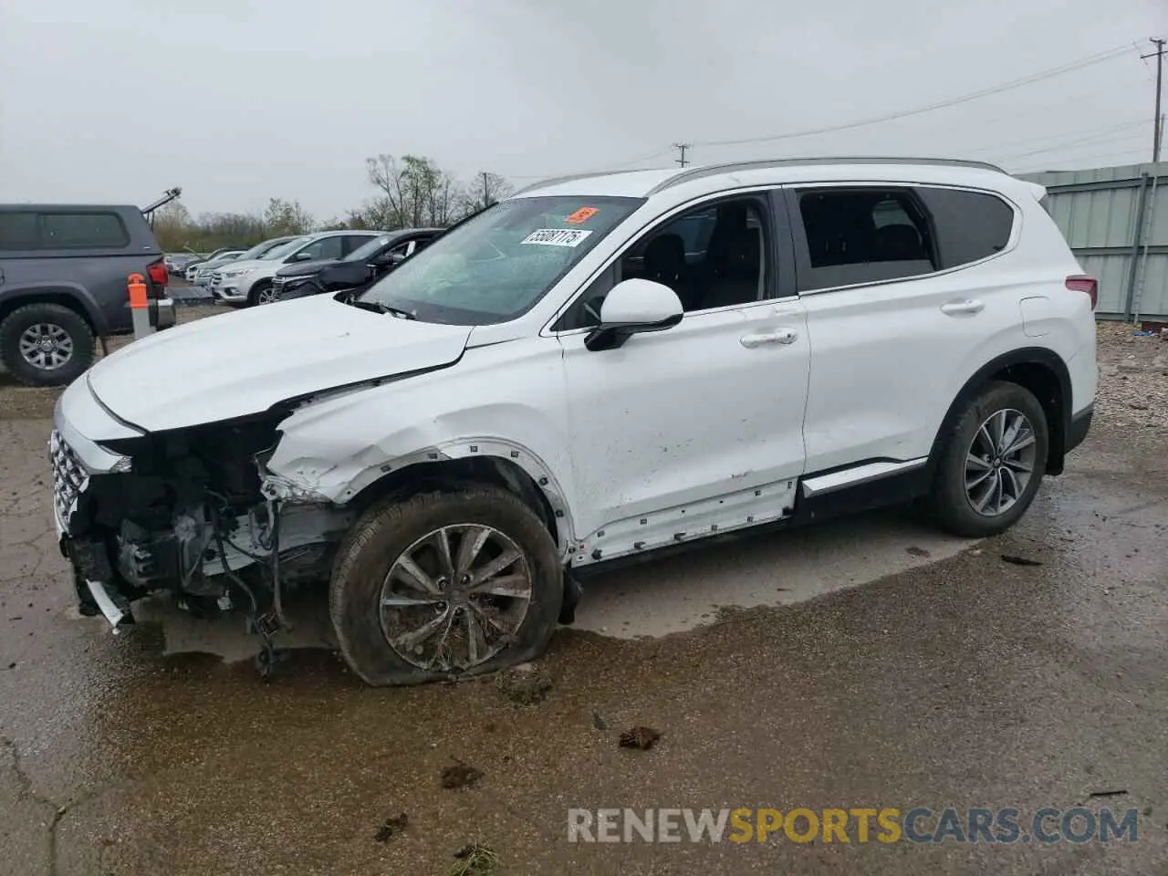 1 Photograph of a damaged car 5NMS33AD5LH190708 HYUNDAI SANTA FE 2020
