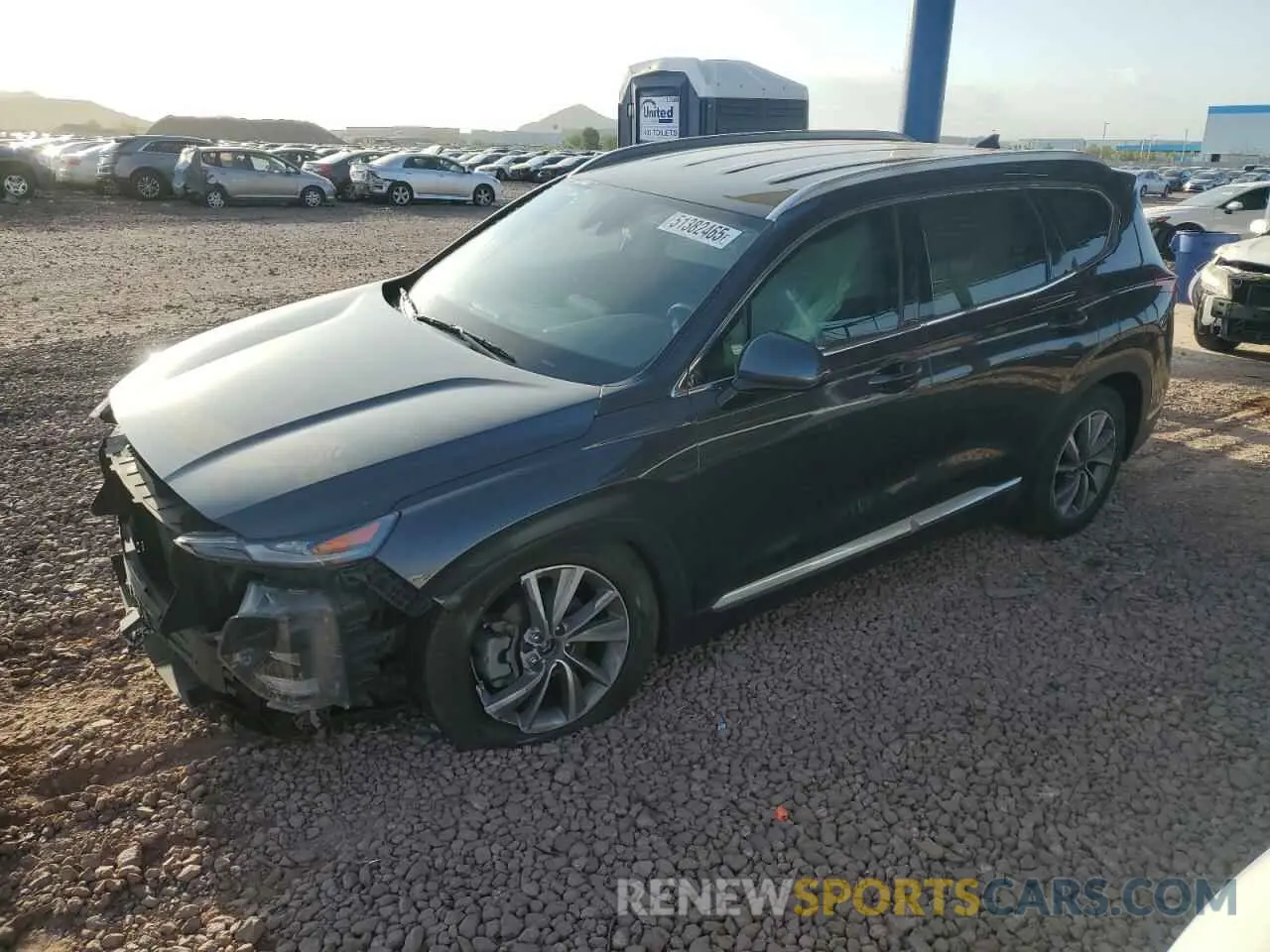 1 Фотография поврежденного автомобиля 5NMS33AD5LH276682 HYUNDAI SANTA FE 2020