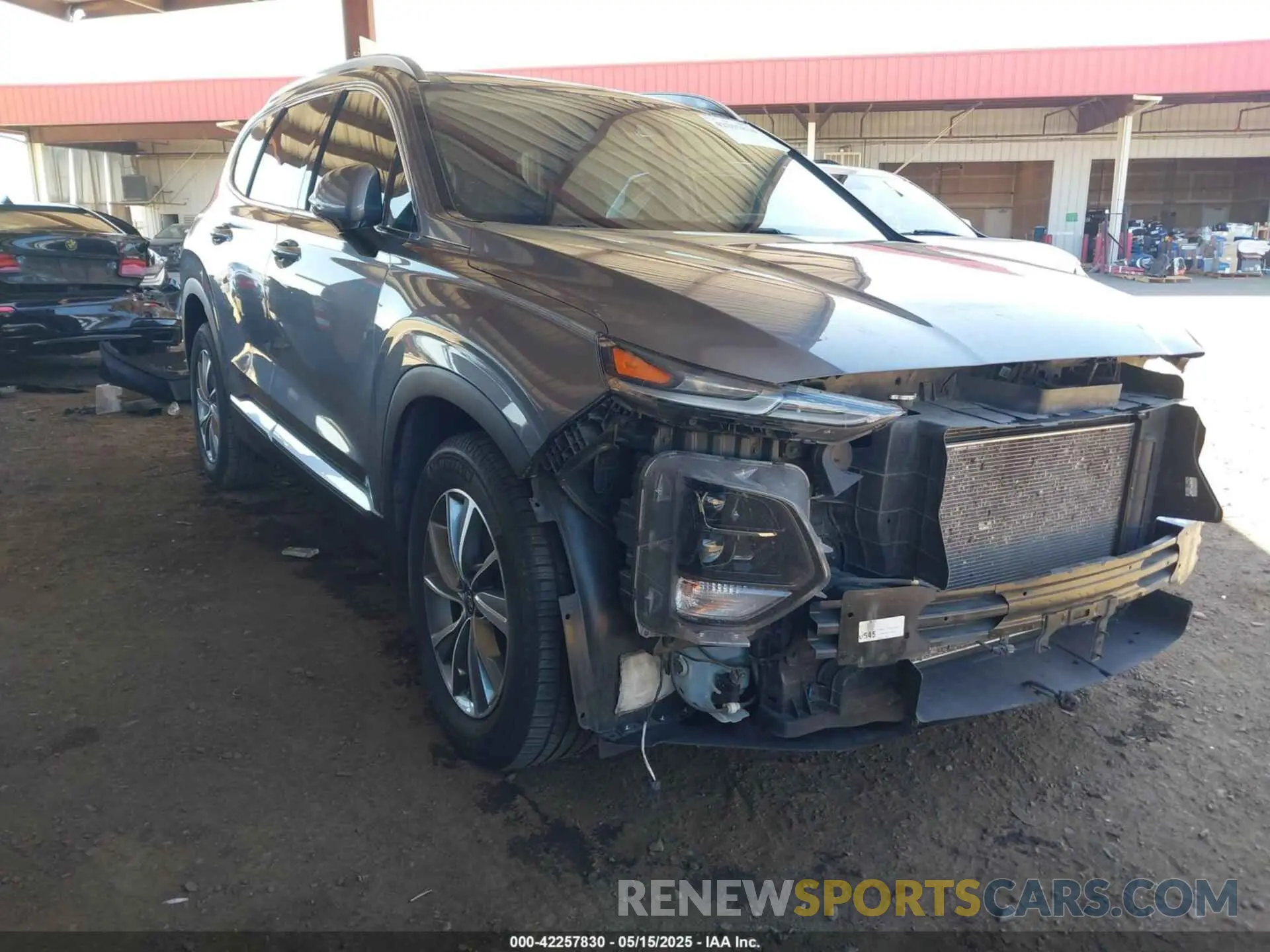 1 Photograph of a damaged car 5NMS33AD6LH137550 HYUNDAI SANTA FE 2020