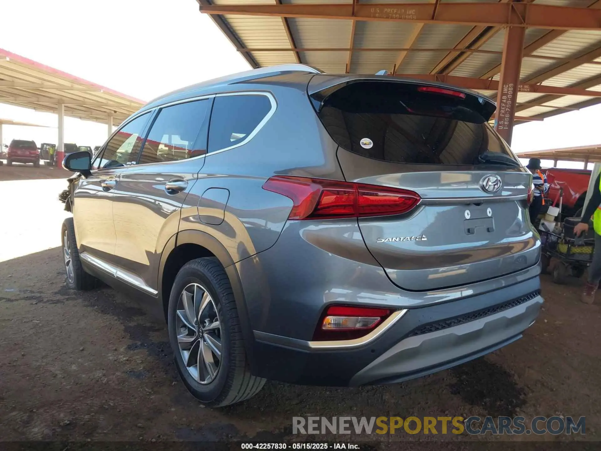 3 Photograph of a damaged car 5NMS33AD6LH137550 HYUNDAI SANTA FE 2020