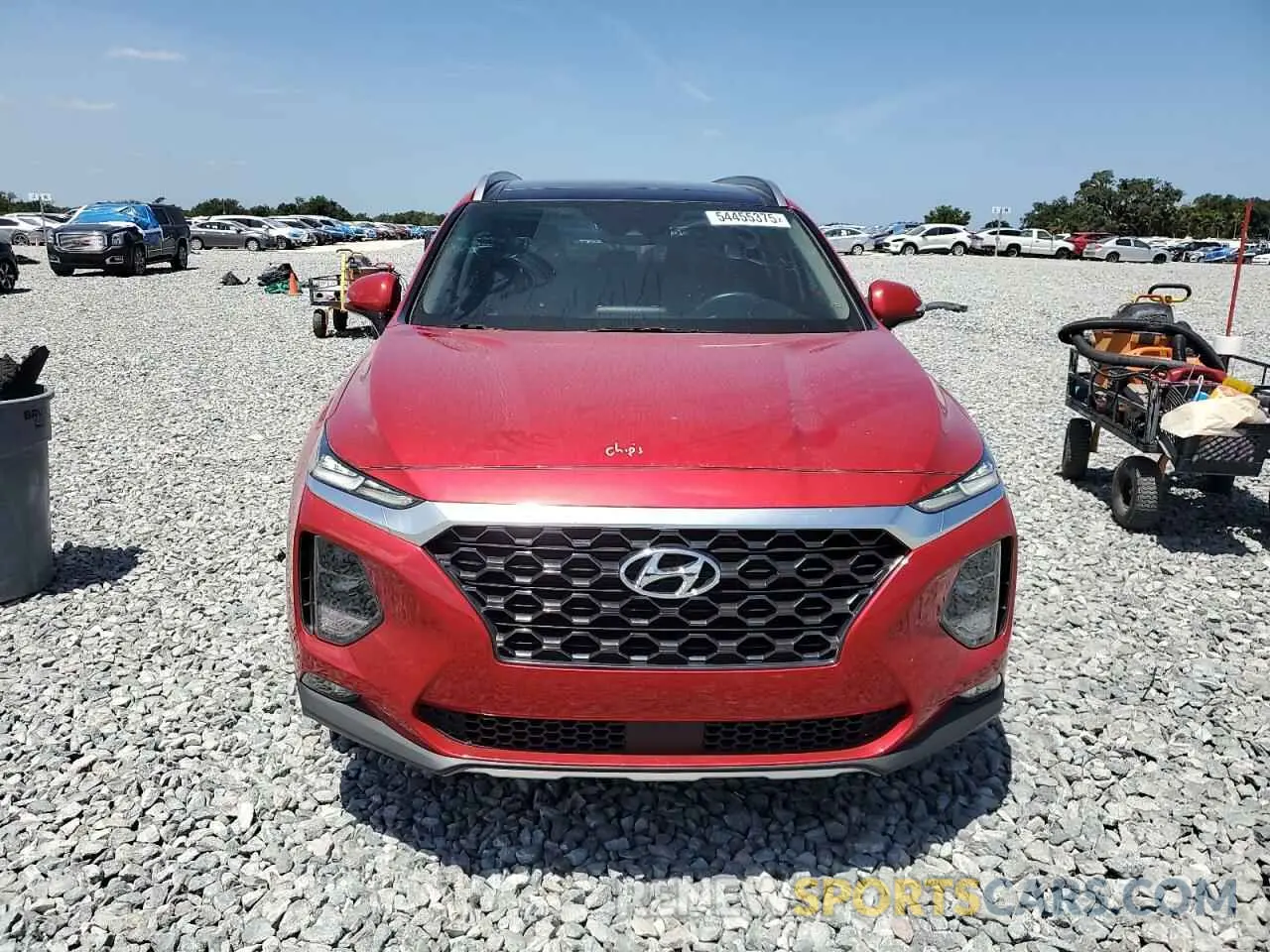 5 Photograph of a damaged car 5NMS33AD6LH212120 HYUNDAI SANTA FE 2020