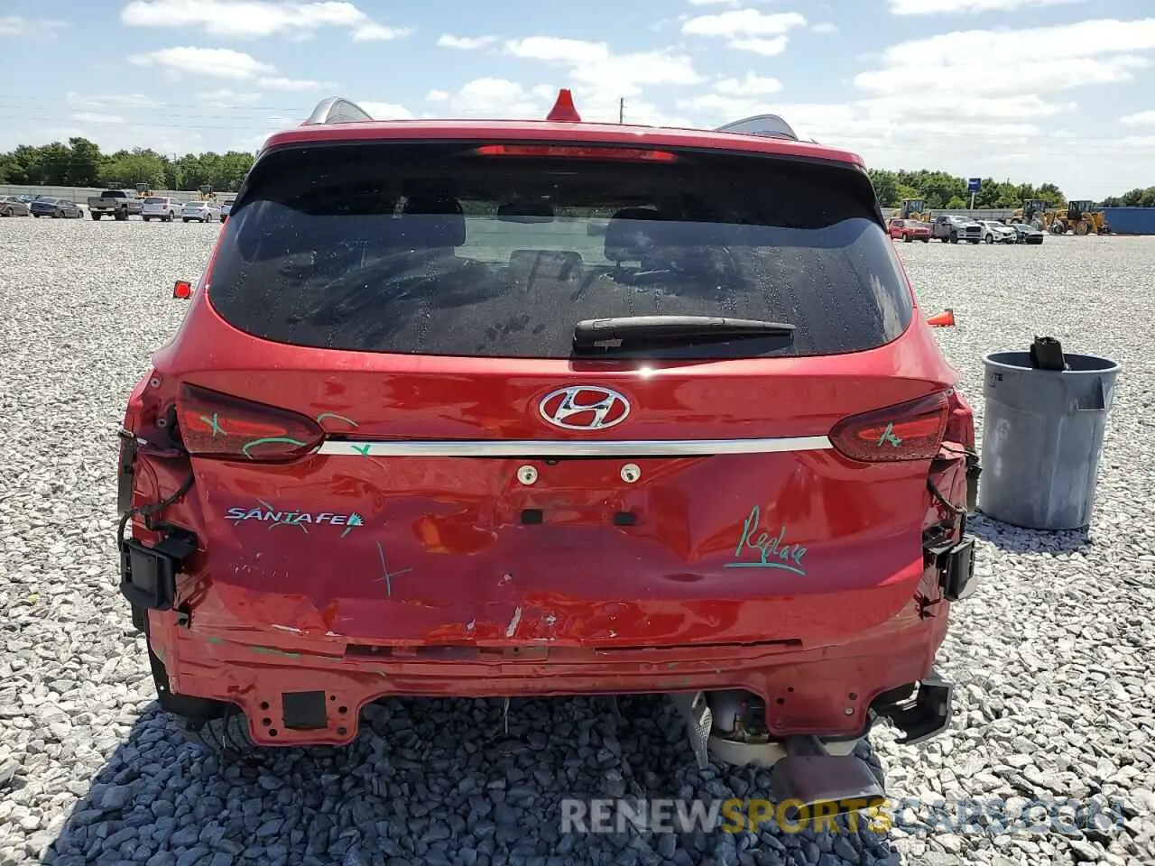 6 Photograph of a damaged car 5NMS33AD6LH212120 HYUNDAI SANTA FE 2020