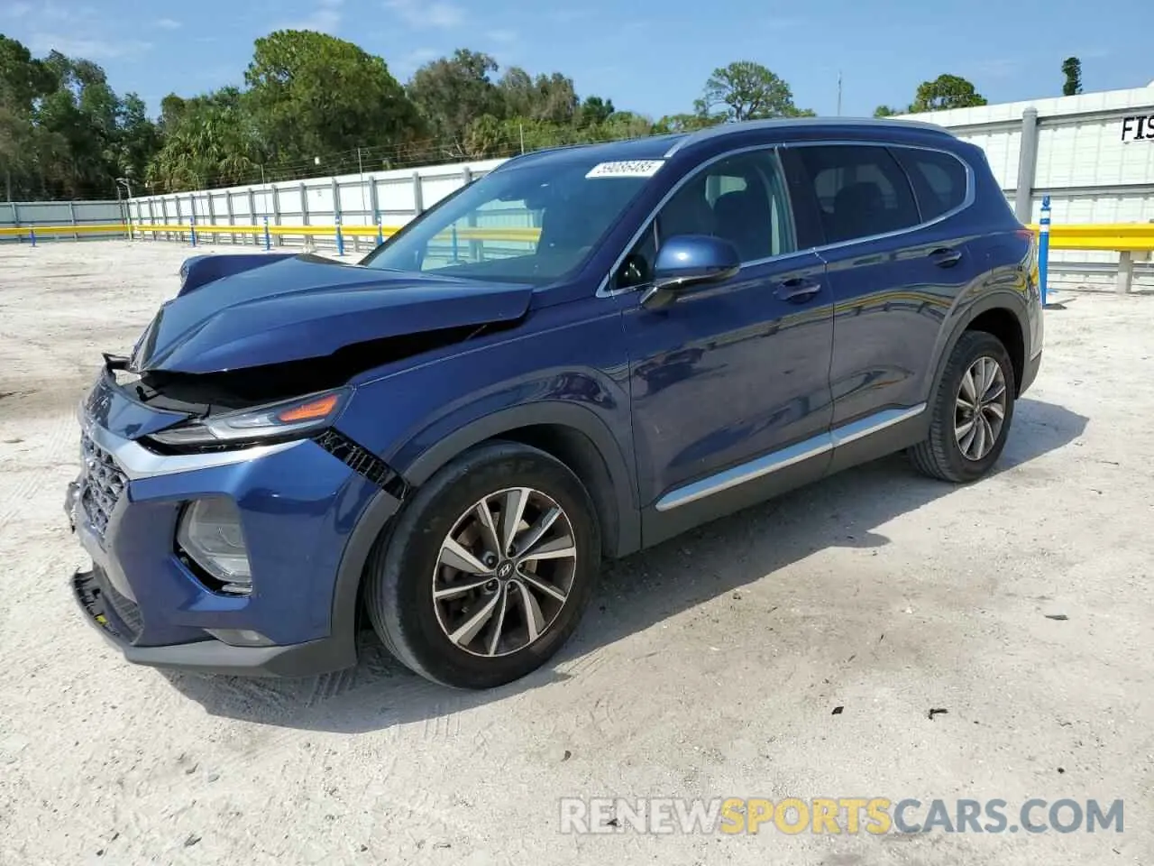 1 Photograph of a damaged car 5NMS33AD6LH265528 HYUNDAI SANTA FE 2020