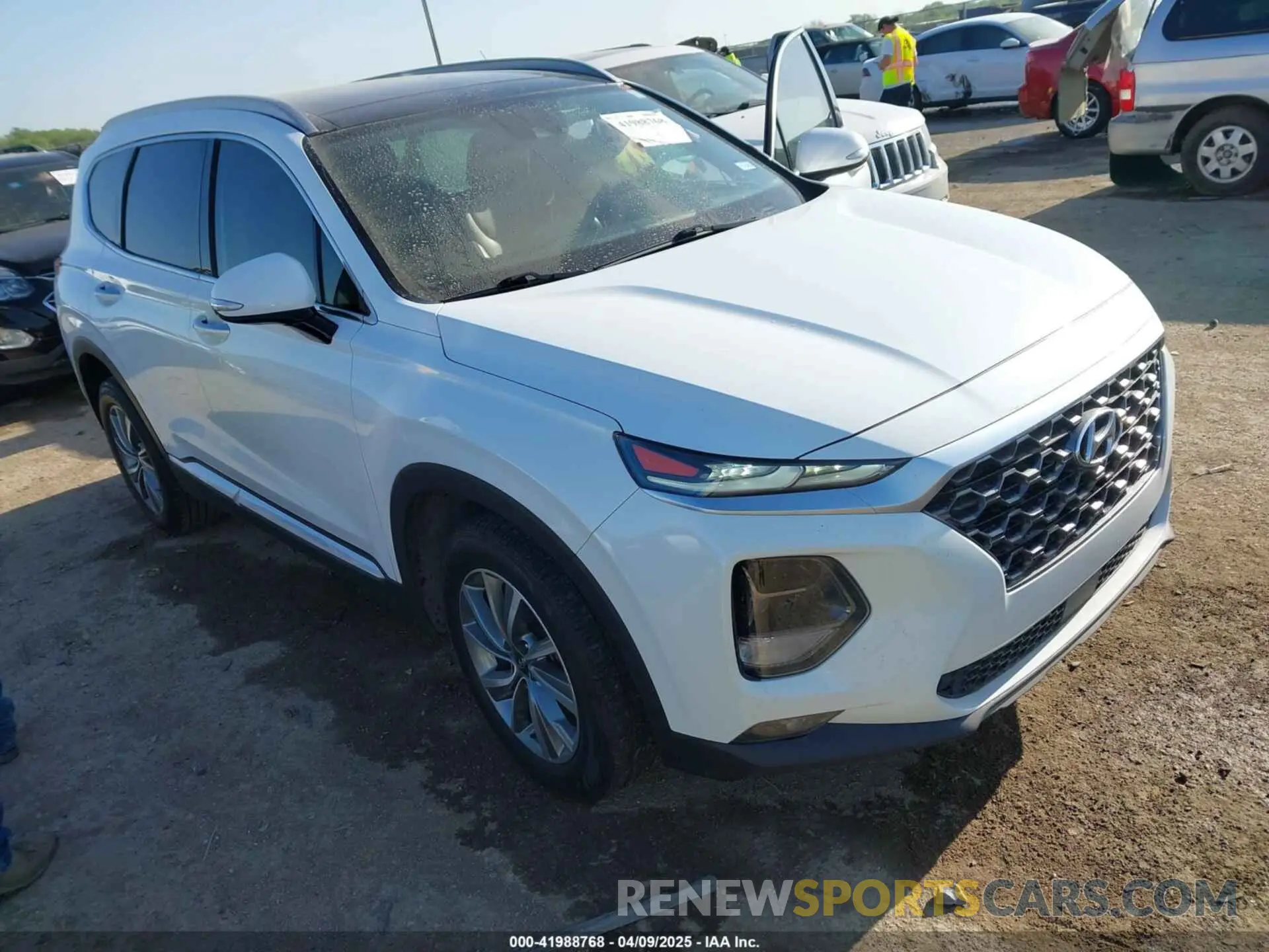 1 Photograph of a damaged car 5NMS33AD8LH188774 HYUNDAI SANTA FE 2020
