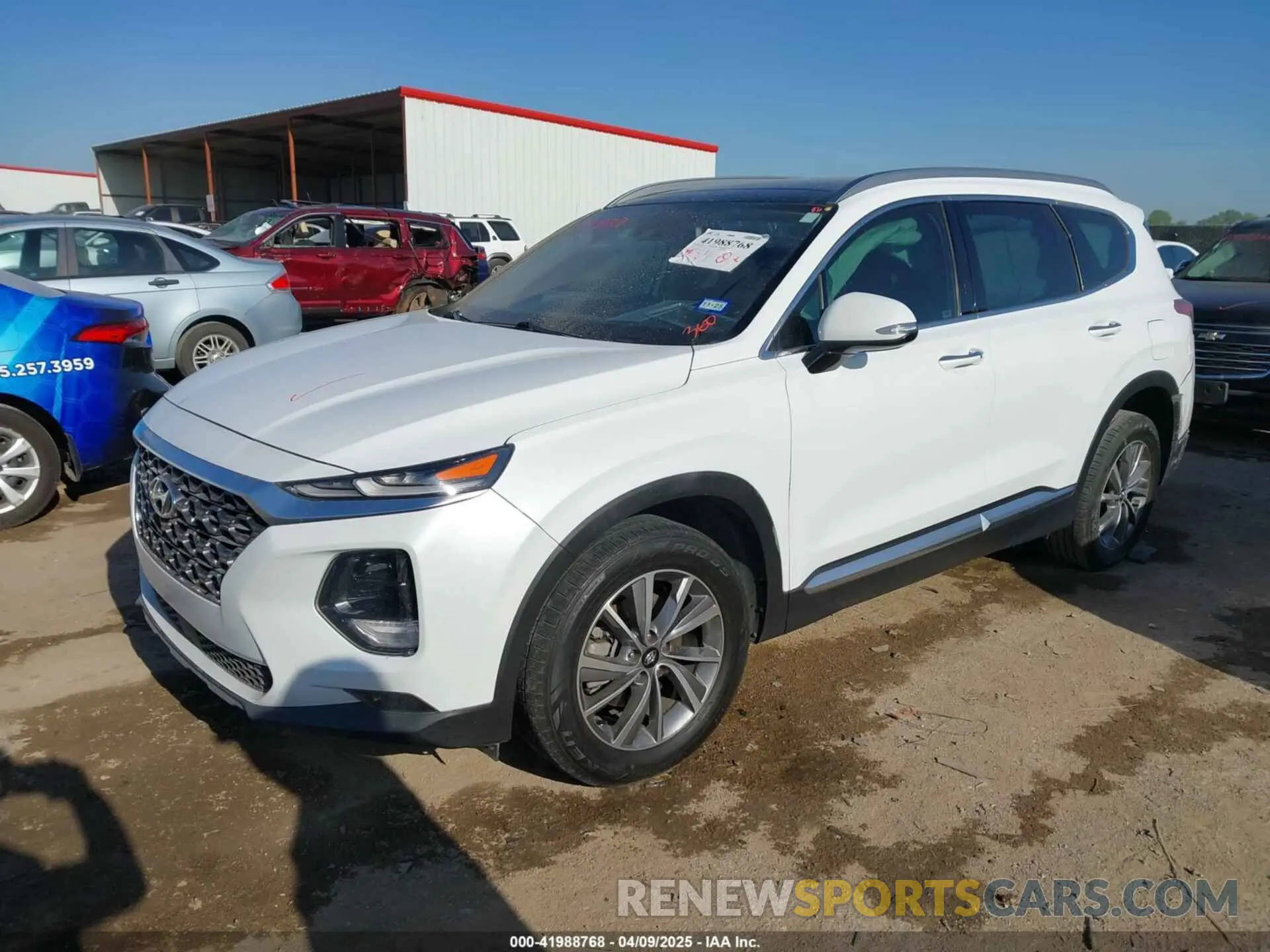 2 Photograph of a damaged car 5NMS33AD8LH188774 HYUNDAI SANTA FE 2020