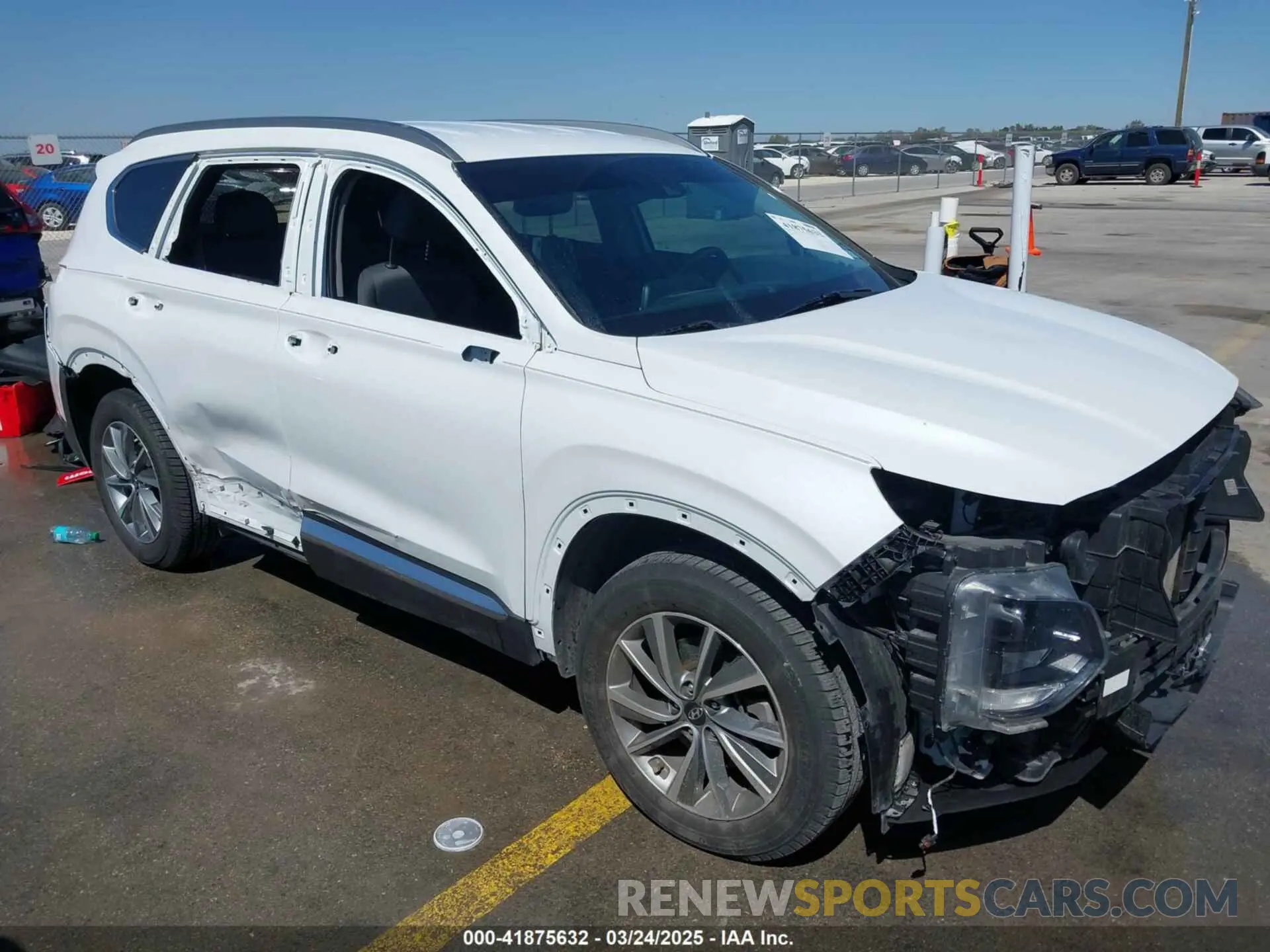 1 Фотография поврежденного автомобиля 5NMS33AD8LH194767 HYUNDAI SANTA FE 2020
