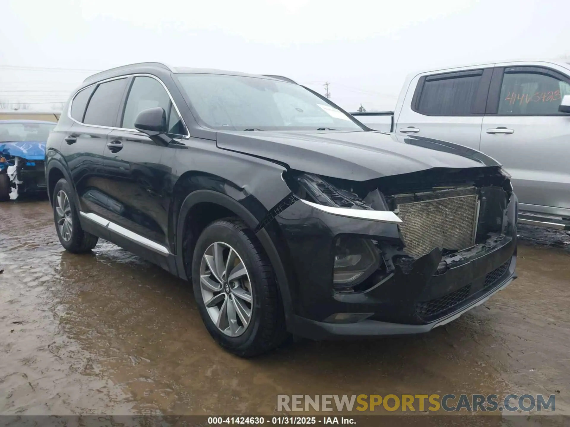 1 Photograph of a damaged car 5NMS33AD8LH205640 HYUNDAI SANTA FE 2020