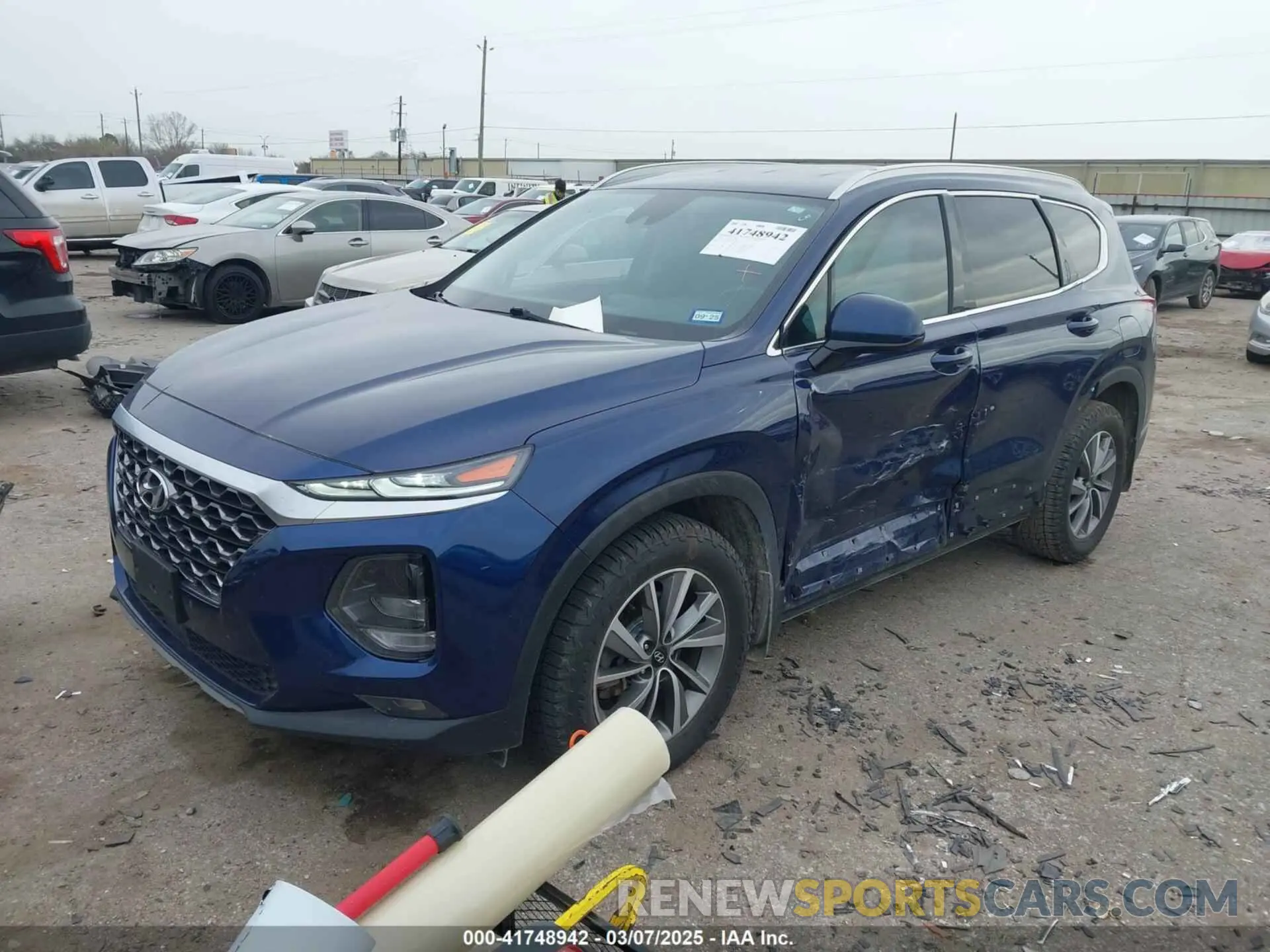 2 Photograph of a damaged car 5NMS33AD8LH260329 HYUNDAI SANTA FE 2020
