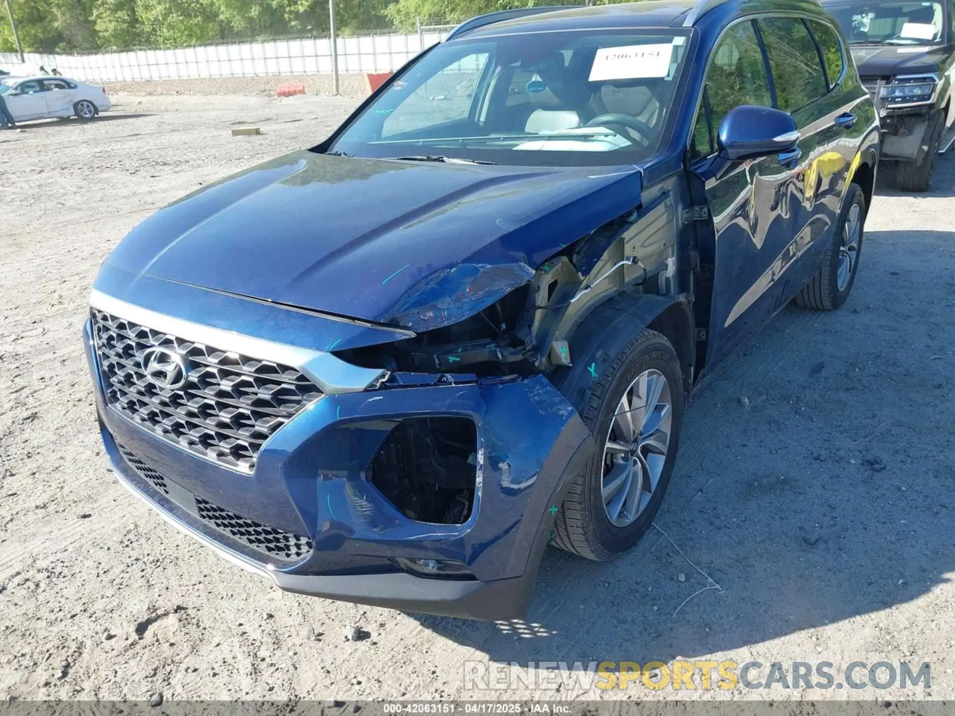 6 Фотография поврежденного автомобиля 5NMS33AD8LH295694 HYUNDAI SANTA FE 2020