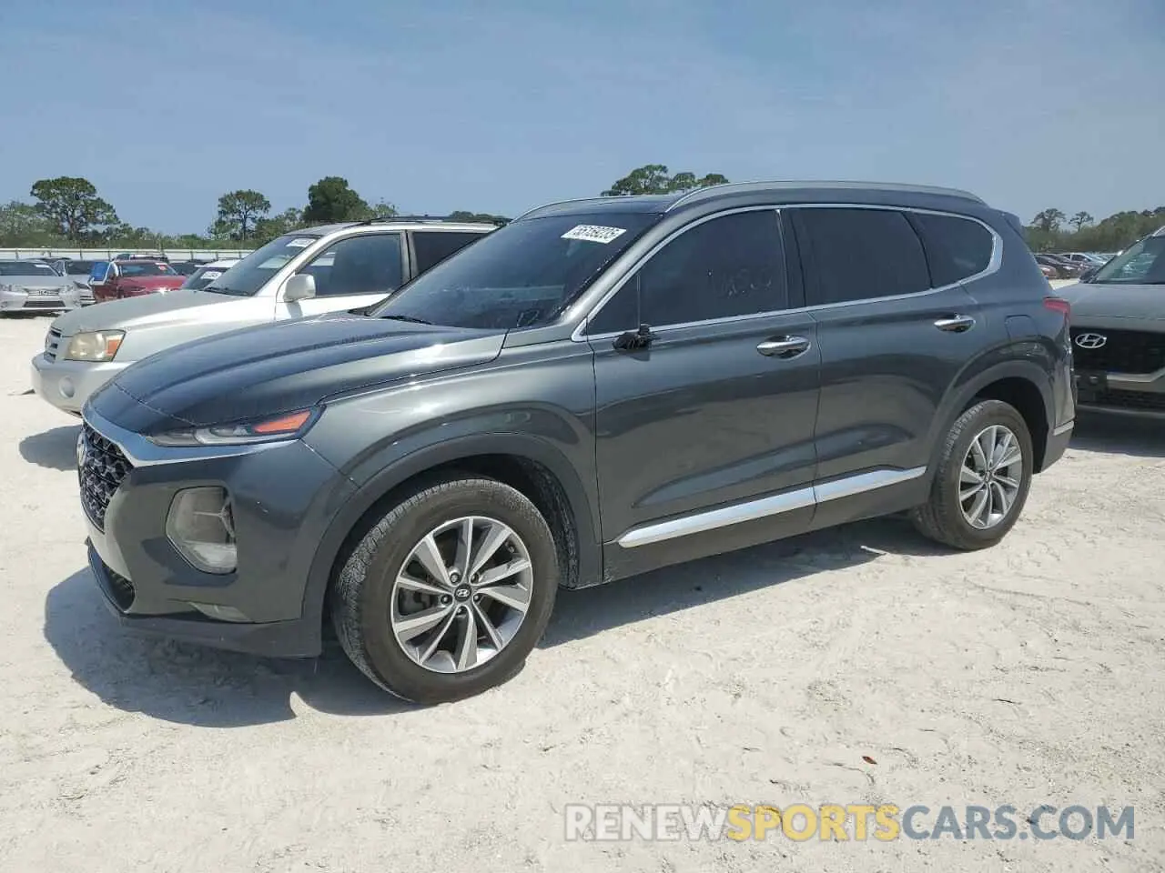 1 Photograph of a damaged car 5NMS33AD9LH205419 HYUNDAI SANTA FE 2020