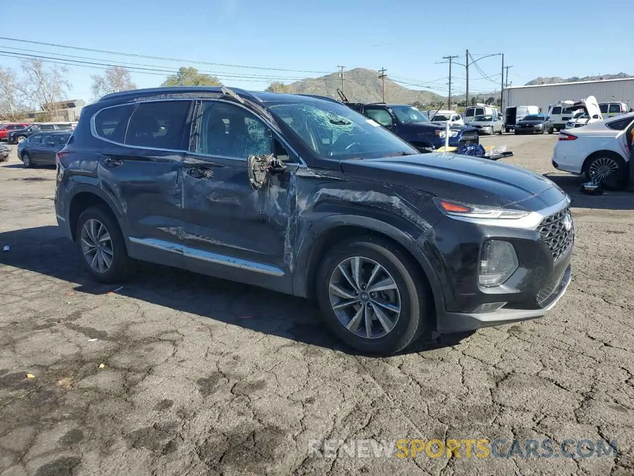 4 Фотография поврежденного автомобиля 5NMS33ADXLH165206 HYUNDAI SANTA FE 2020