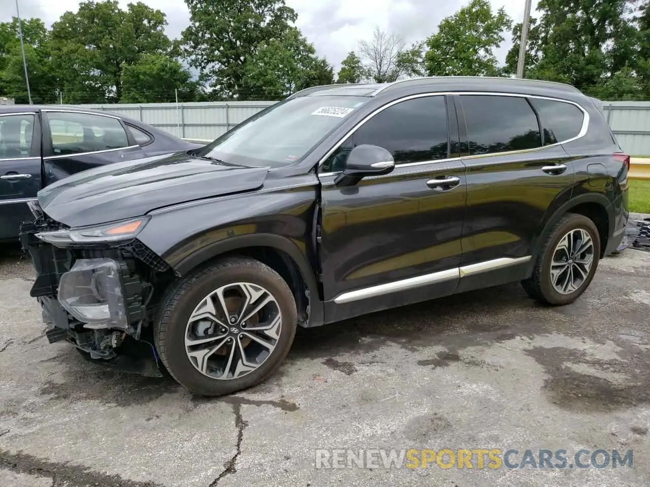 1 Photograph of a damaged car 5NMS3CAA0LH293203 HYUNDAI SANTA FE 2020