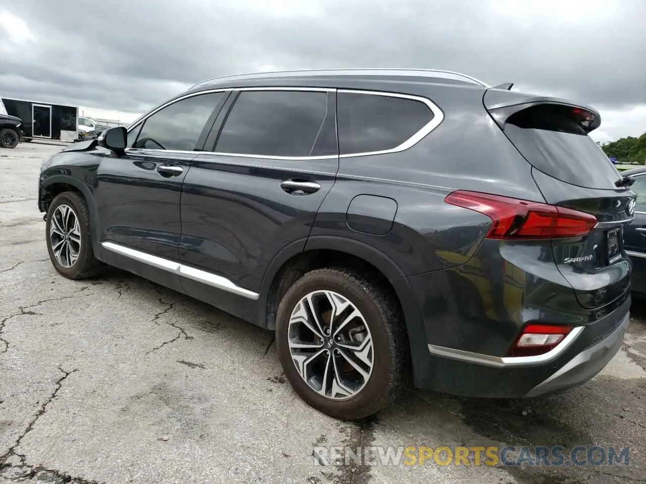 2 Photograph of a damaged car 5NMS3CAA0LH293203 HYUNDAI SANTA FE 2020