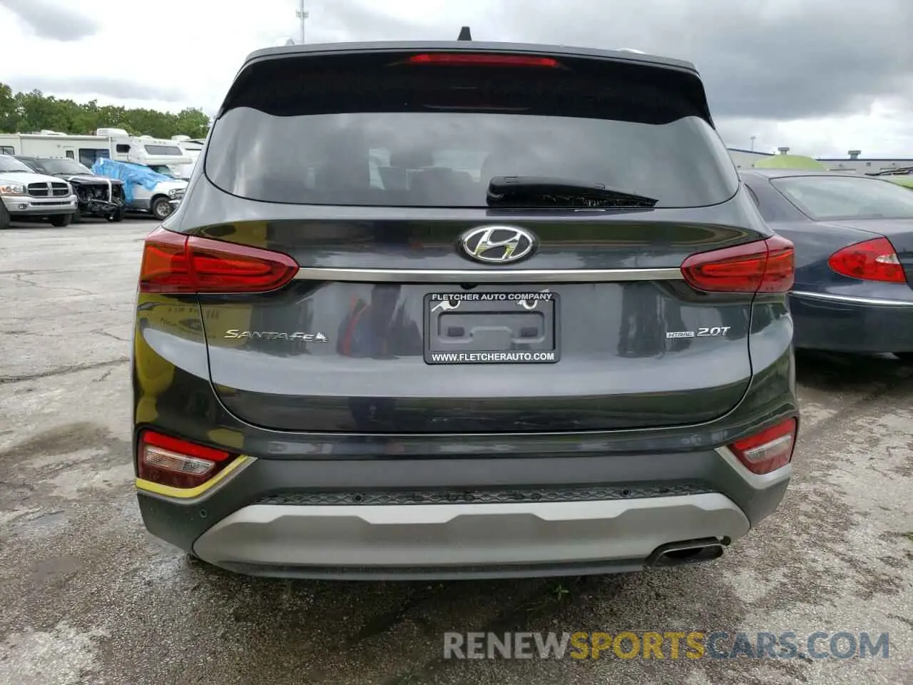 6 Photograph of a damaged car 5NMS3CAA0LH293203 HYUNDAI SANTA FE 2020