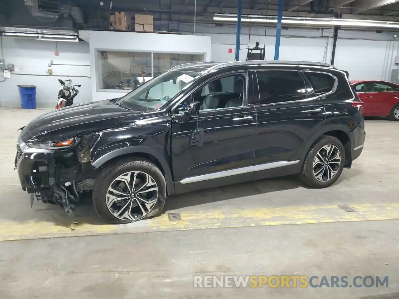 1 Photograph of a damaged car 5NMS3CAA3LH152187 HYUNDAI SANTA FE 2020
