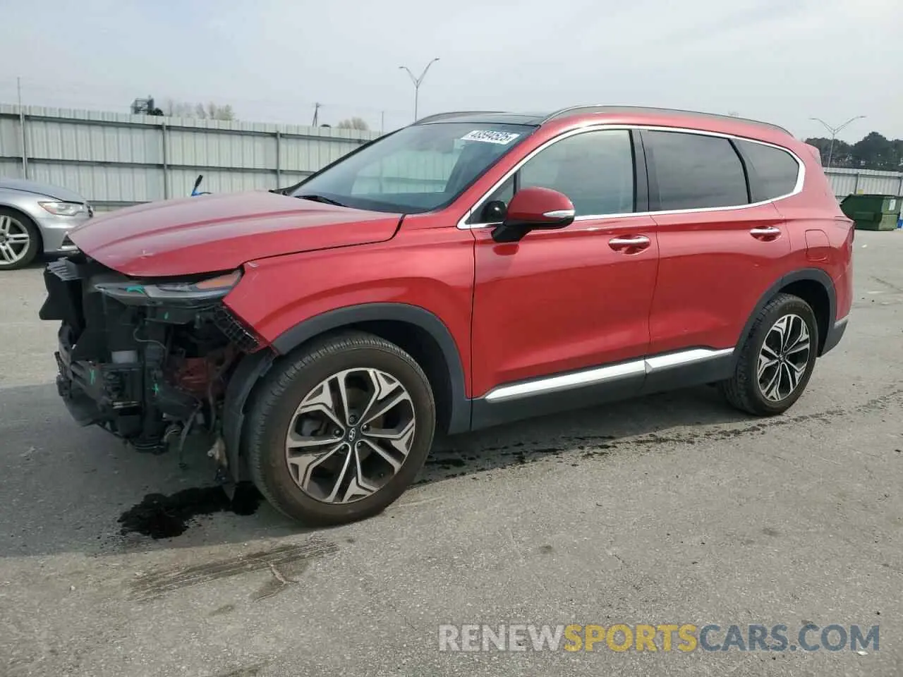 1 Photograph of a damaged car 5NMS3CAA3LH195461 HYUNDAI SANTA FE 2020