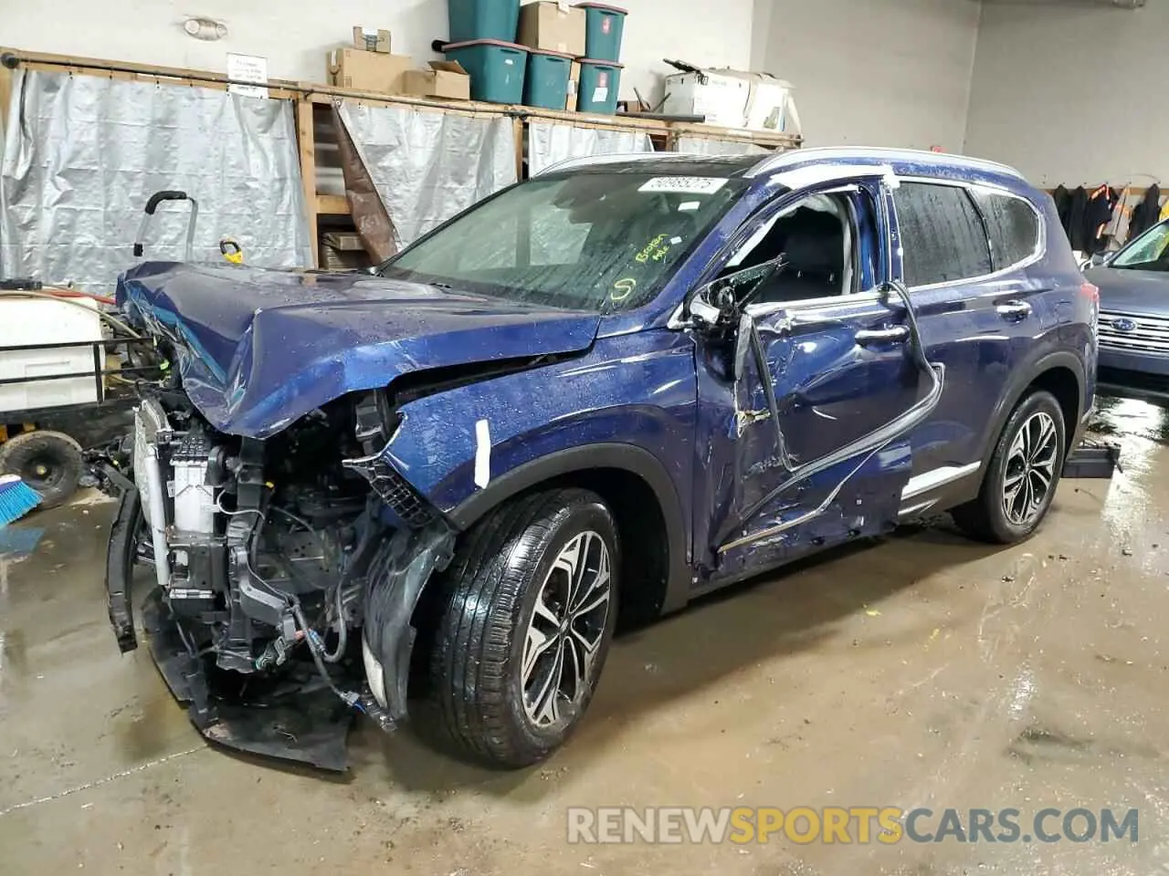 1 Photograph of a damaged car 5NMS3CAA6LH207246 HYUNDAI SANTA FE 2020