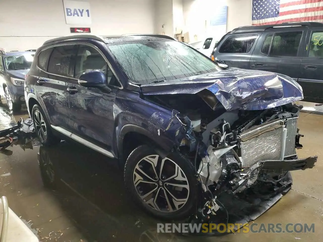 4 Photograph of a damaged car 5NMS3CAA6LH207246 HYUNDAI SANTA FE 2020