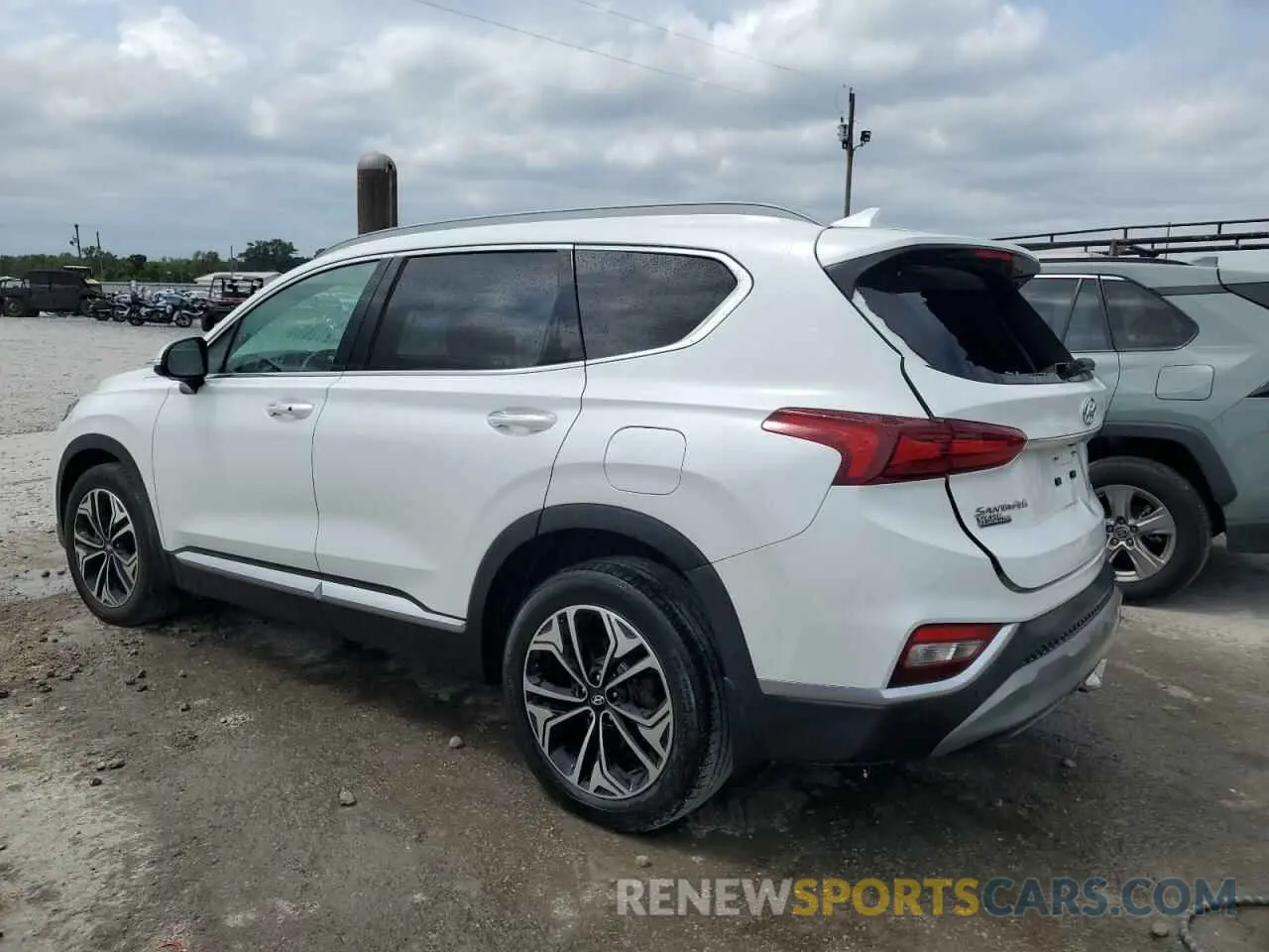 2 Photograph of a damaged car 5NMS3CAA8LH160804 HYUNDAI SANTA FE 2020
