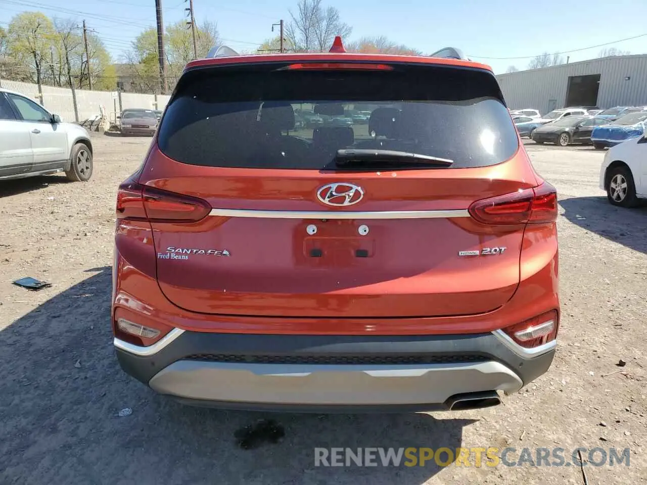6 Photograph of a damaged car 5NMS3CAAXLH186434 HYUNDAI SANTA FE 2020