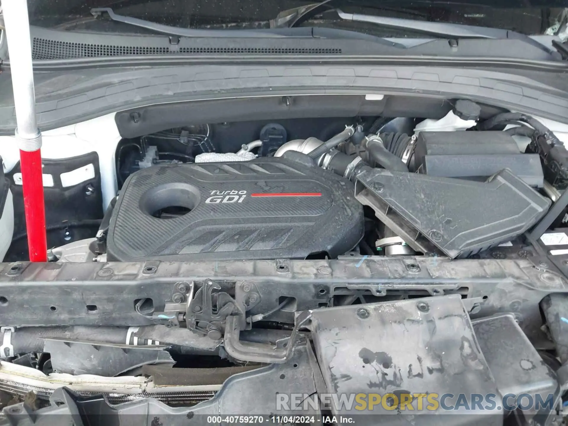10 Фотография поврежденного автомобиля 5NMS3CAAXLH197594 HYUNDAI SANTA FE 2020