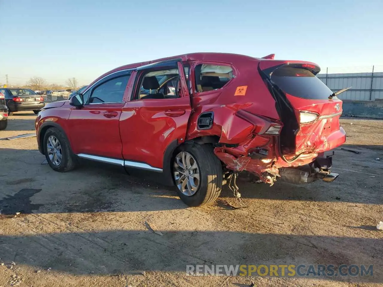 2 Фотография поврежденного автомобиля 5NMS3CAD0LH196495 HYUNDAI SANTA FE 2020
