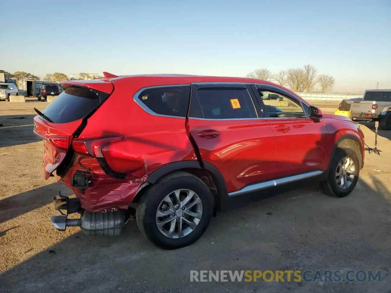3 Фотография поврежденного автомобиля 5NMS3CAD0LH196495 HYUNDAI SANTA FE 2020
