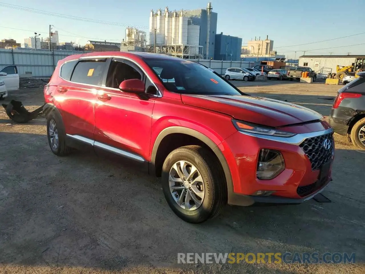 4 Фотография поврежденного автомобиля 5NMS3CAD0LH196495 HYUNDAI SANTA FE 2020