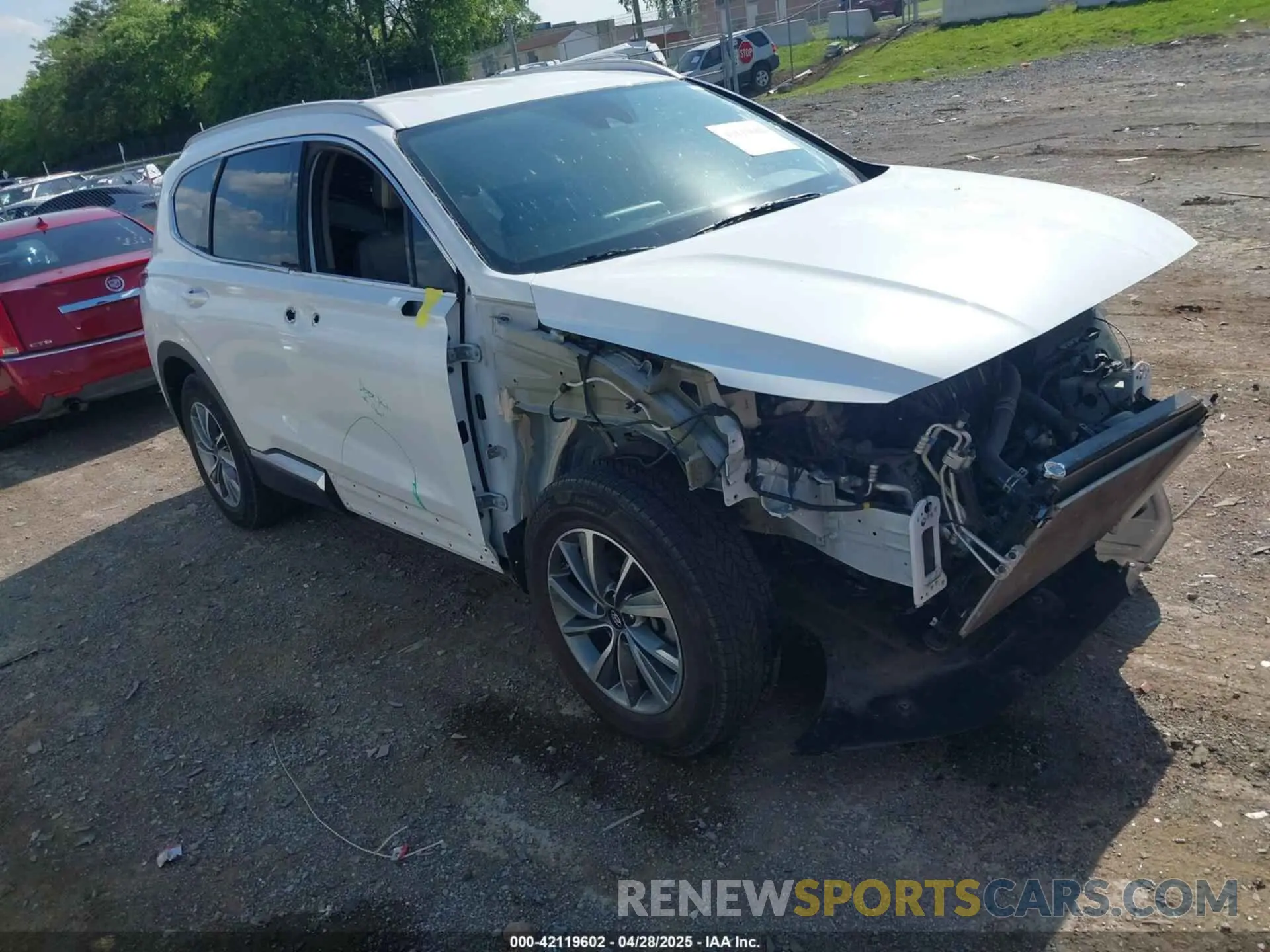 1 Photograph of a damaged car 5NMS3CAD0LH254203 HYUNDAI SANTA FE 2020