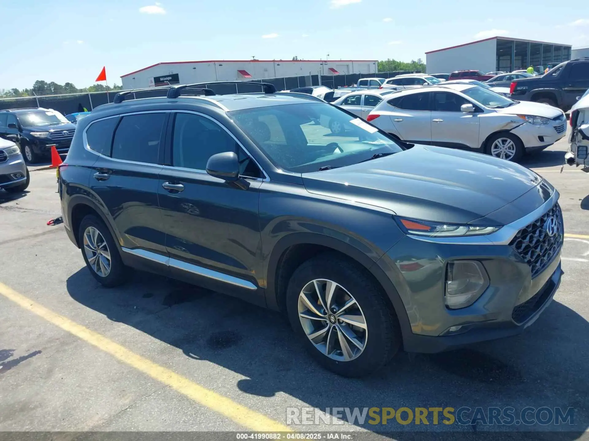 1 Photograph of a damaged car 5NMS3CAD0LH262785 HYUNDAI SANTA FE 2020