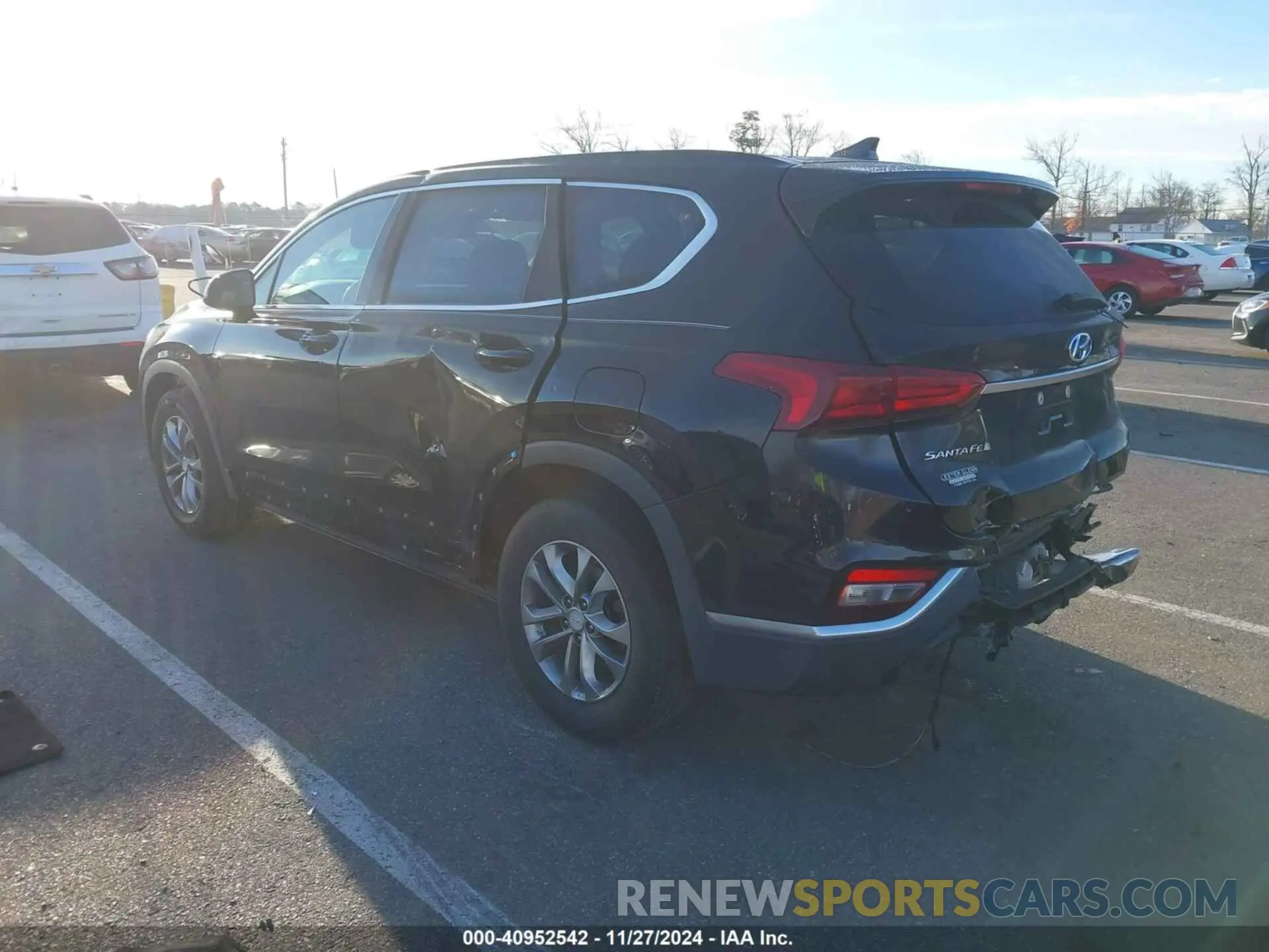 3 Фотография поврежденного автомобиля 5NMS3CAD1LH181245 HYUNDAI SANTA FE 2020