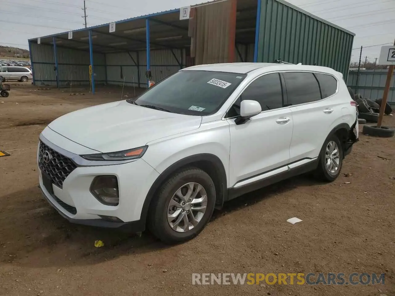 1 Photograph of a damaged car 5NMS3CAD1LH246529 HYUNDAI SANTA FE 2020