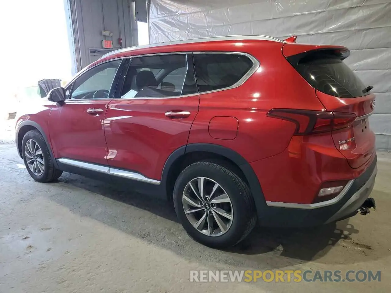 2 Photograph of a damaged car 5NMS3CAD1LH261337 HYUNDAI SANTA FE 2020