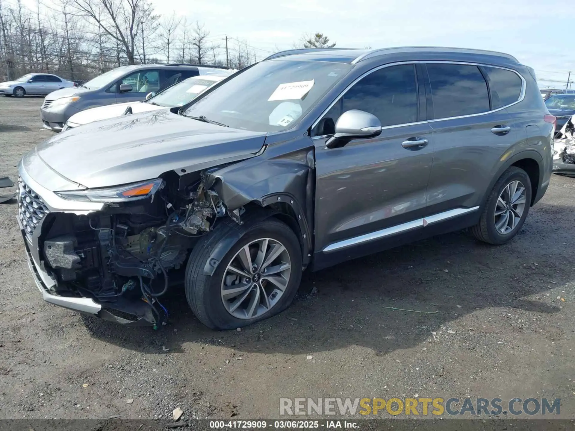 2 Фотография поврежденного автомобиля 5NMS3CAD2LH163997 HYUNDAI SANTA FE 2020