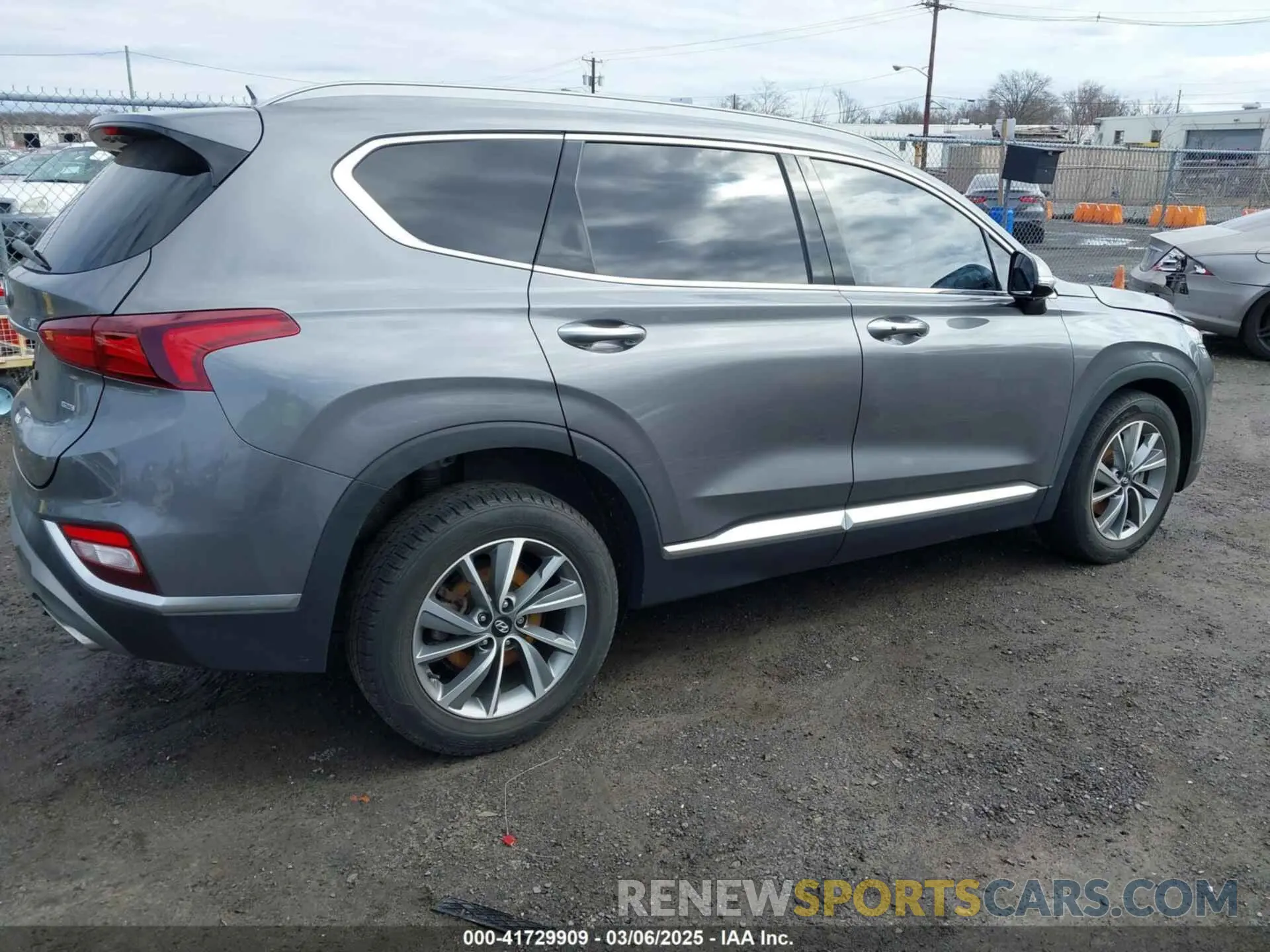 4 Фотография поврежденного автомобиля 5NMS3CAD2LH163997 HYUNDAI SANTA FE 2020