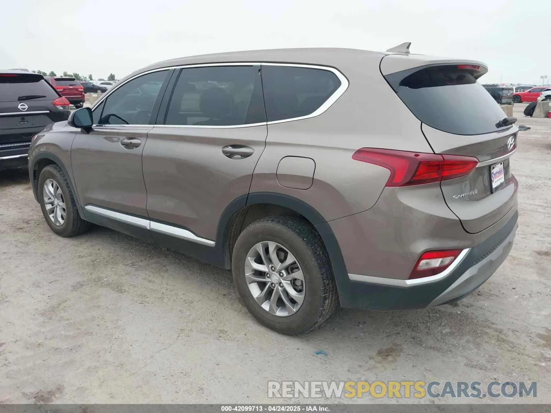 3 Фотография поврежденного автомобиля 5NMS3CAD2LH164373 HYUNDAI SANTA FE 2020