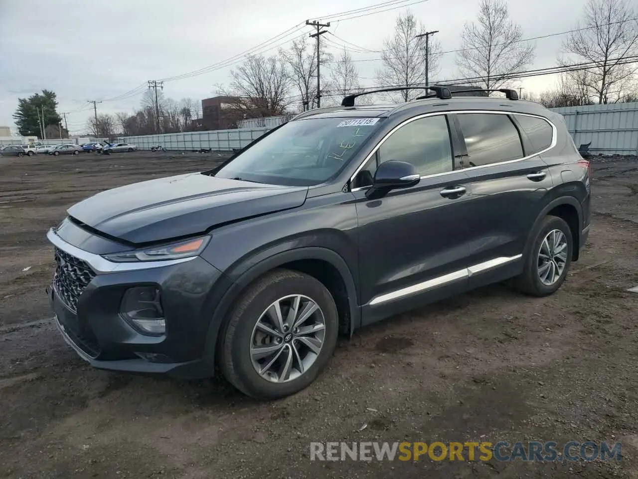 1 Photograph of a damaged car 5NMS3CAD2LH214835 HYUNDAI SANTA FE 2020