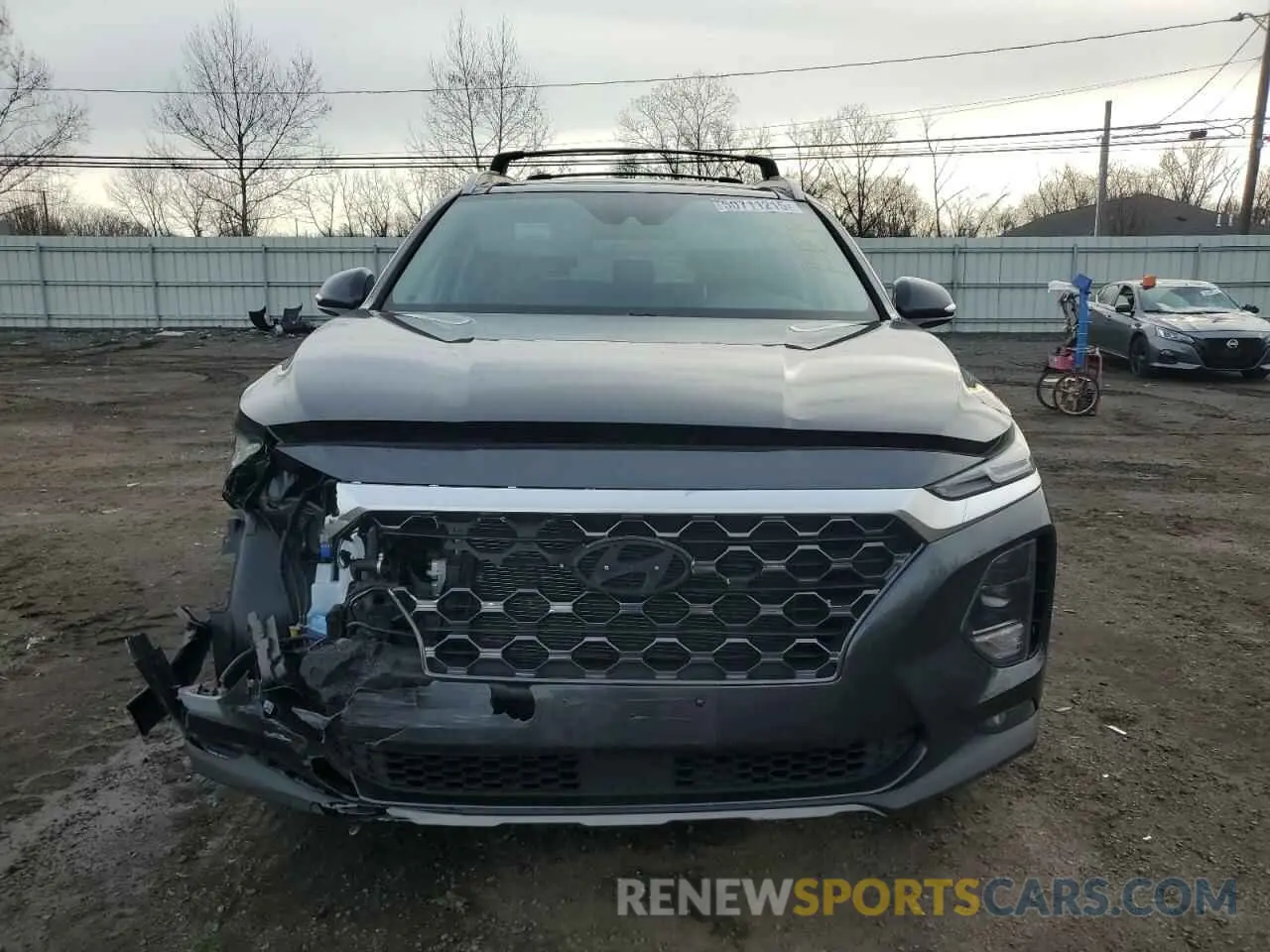 5 Photograph of a damaged car 5NMS3CAD2LH214835 HYUNDAI SANTA FE 2020