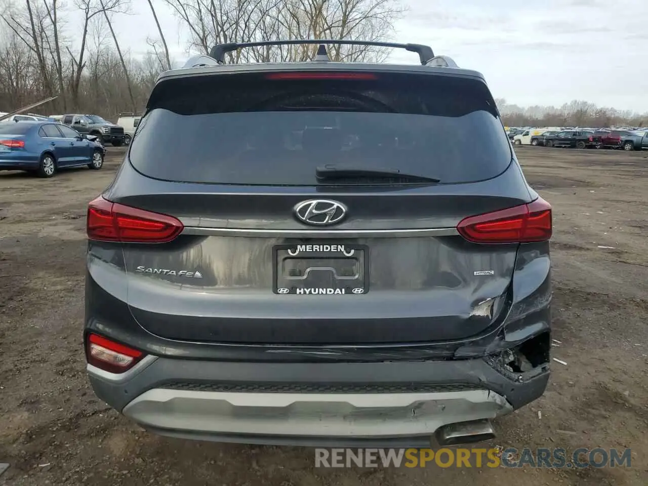 6 Photograph of a damaged car 5NMS3CAD2LH214835 HYUNDAI SANTA FE 2020