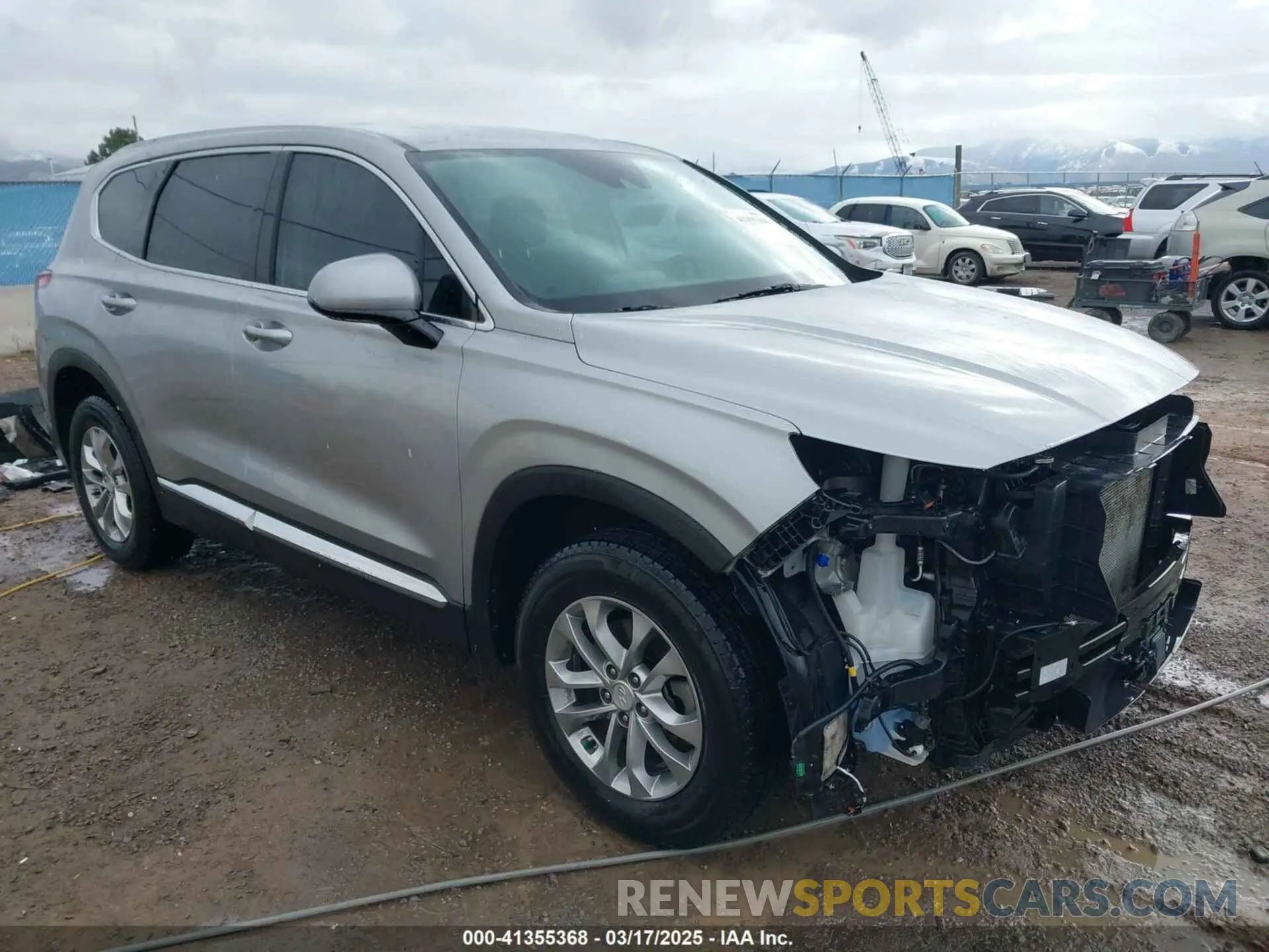 1 Photograph of a damaged car 5NMS3CAD2LH217590 HYUNDAI SANTA FE 2020
