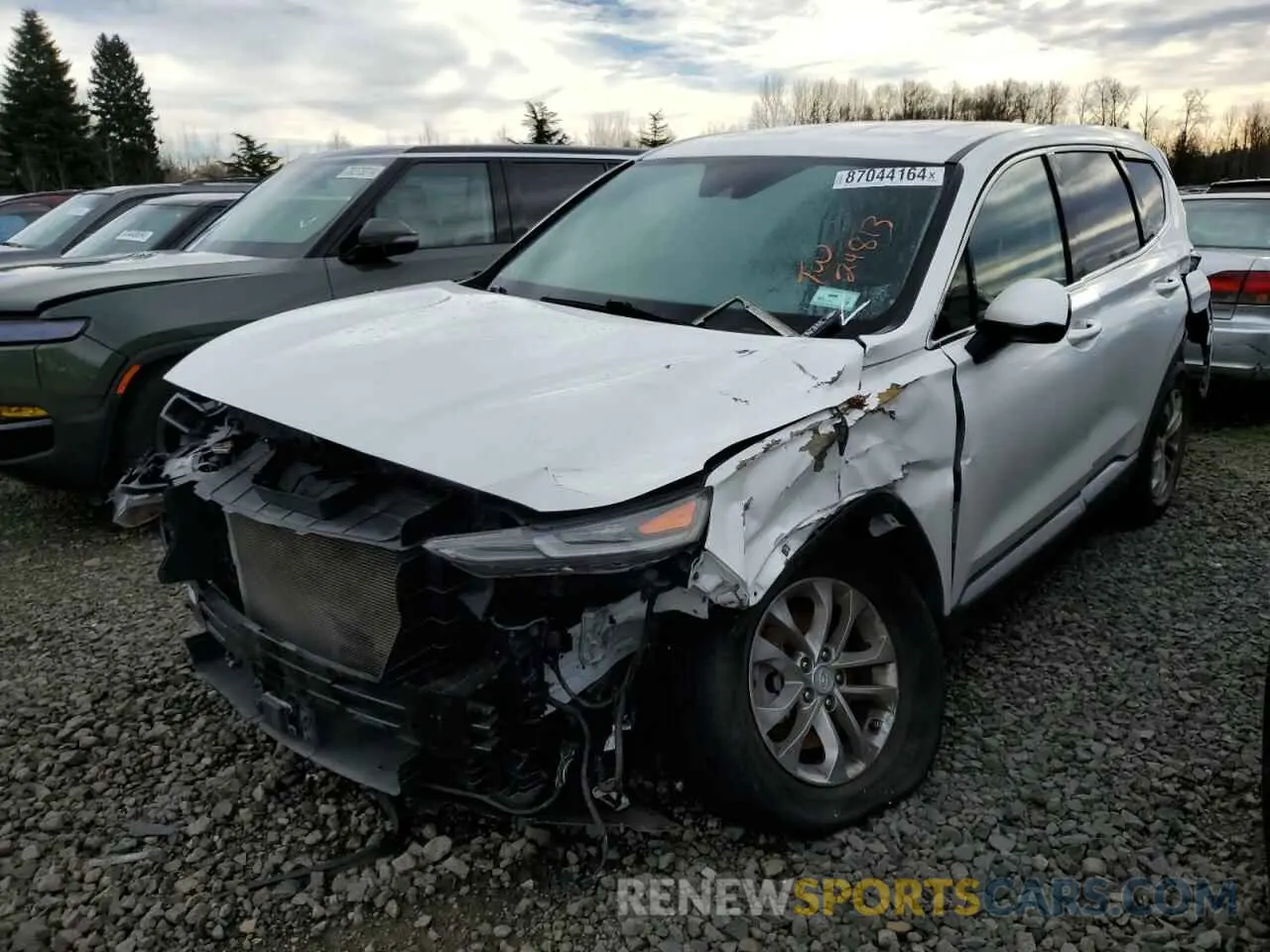 1 Photograph of a damaged car 5NMS3CAD4LH148742 HYUNDAI SANTA FE 2020