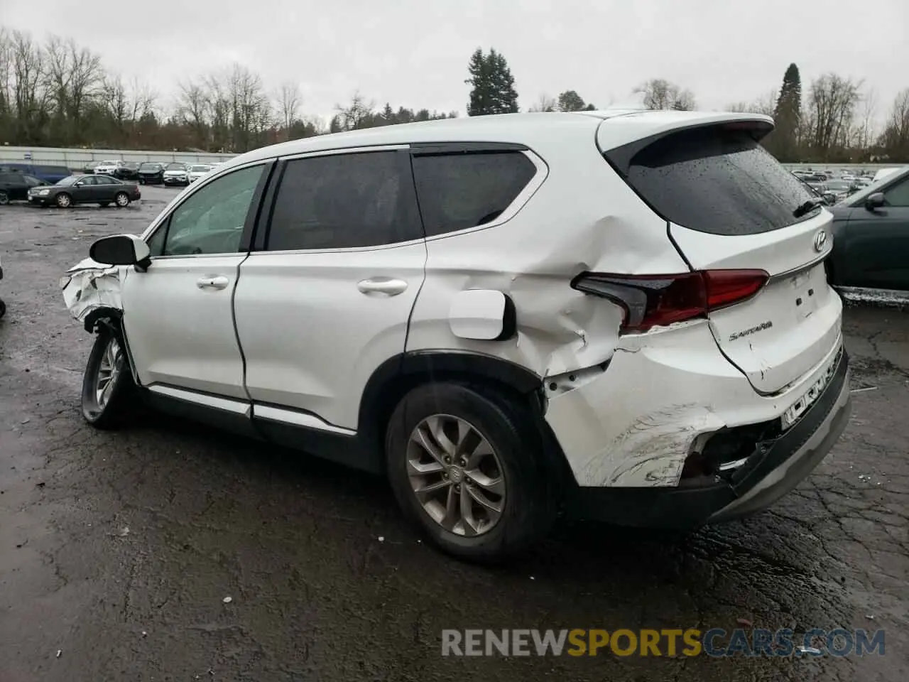 2 Photograph of a damaged car 5NMS3CAD4LH148742 HYUNDAI SANTA FE 2020