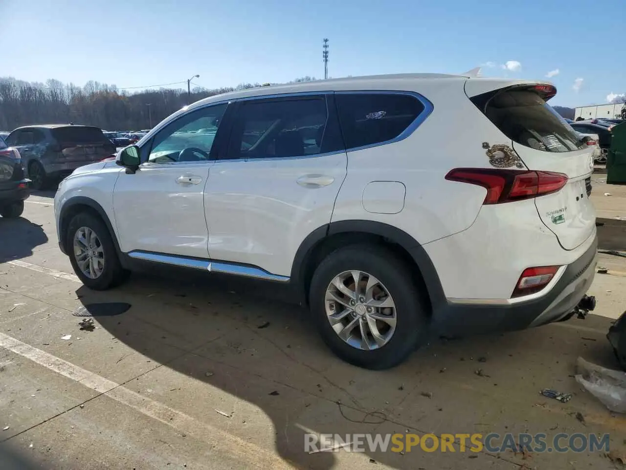 2 Photograph of a damaged car 5NMS3CAD4LH174001 HYUNDAI SANTA FE 2020