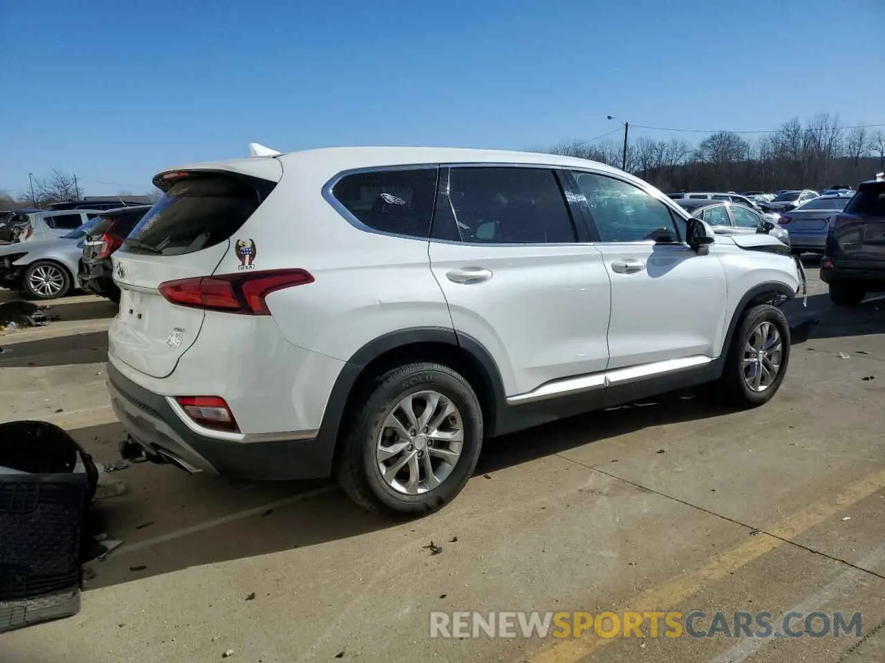 3 Photograph of a damaged car 5NMS3CAD4LH174001 HYUNDAI SANTA FE 2020