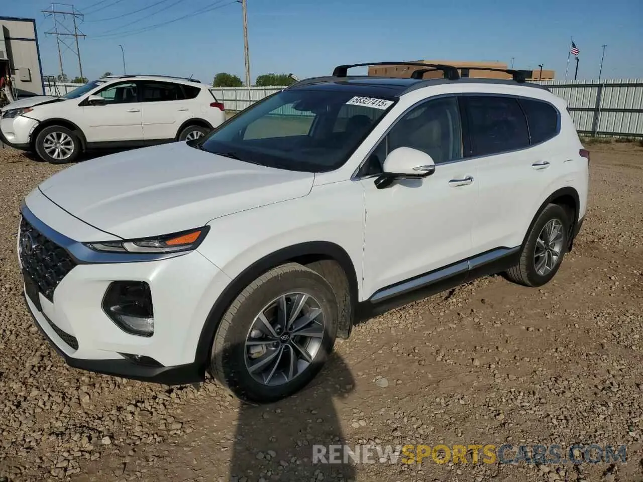 1 Photograph of a damaged car 5NMS3CAD4LH214142 HYUNDAI SANTA FE 2020