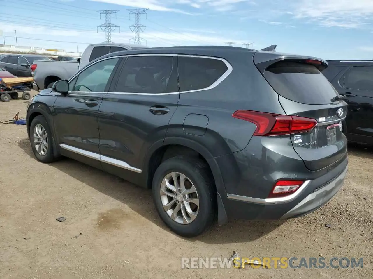 2 Фотография поврежденного автомобиля 5NMS3CAD4LH256973 HYUNDAI SANTA FE 2020