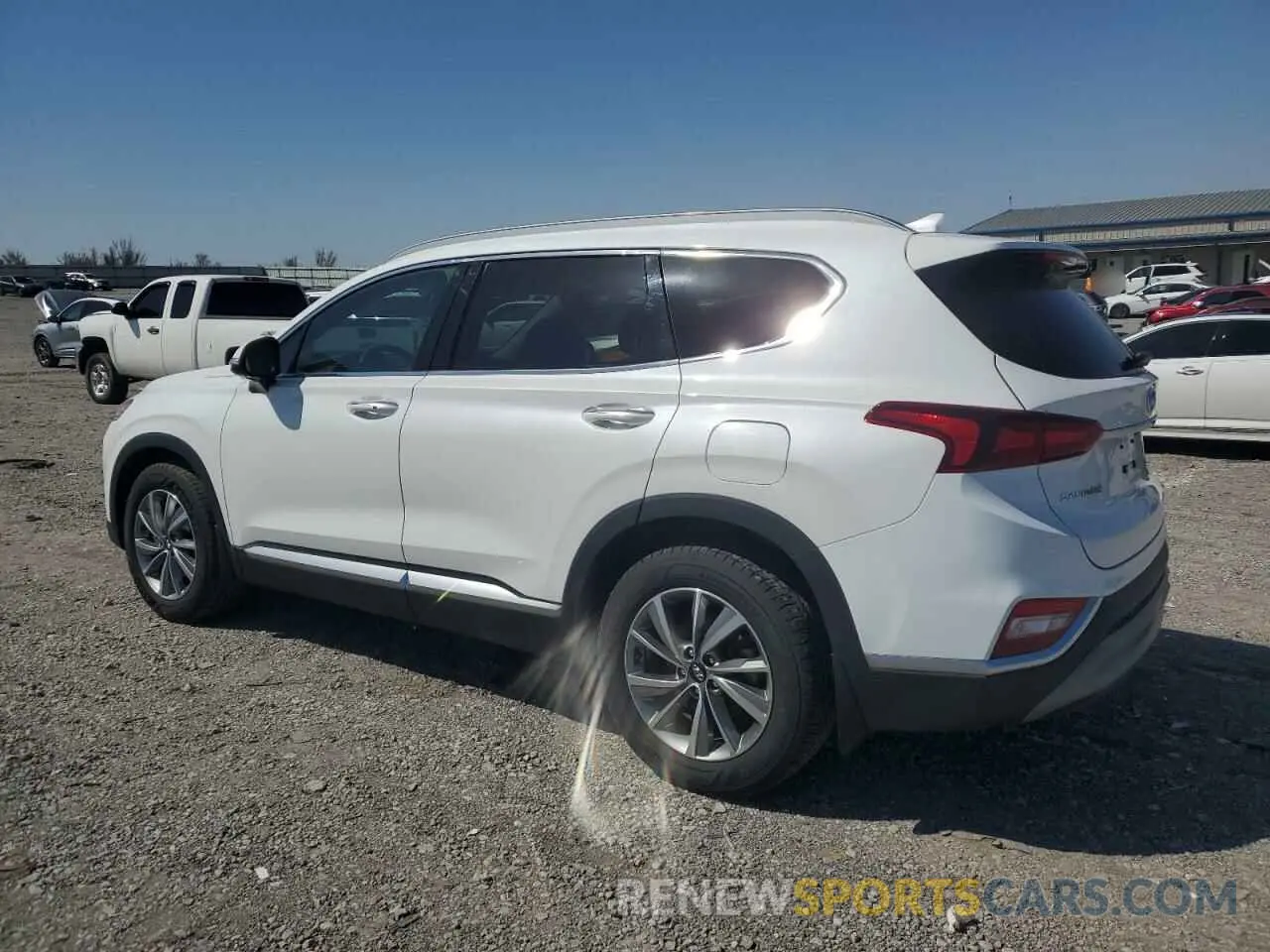 2 Photograph of a damaged car 5NMS3CAD5LH182284 HYUNDAI SANTA FE 2020