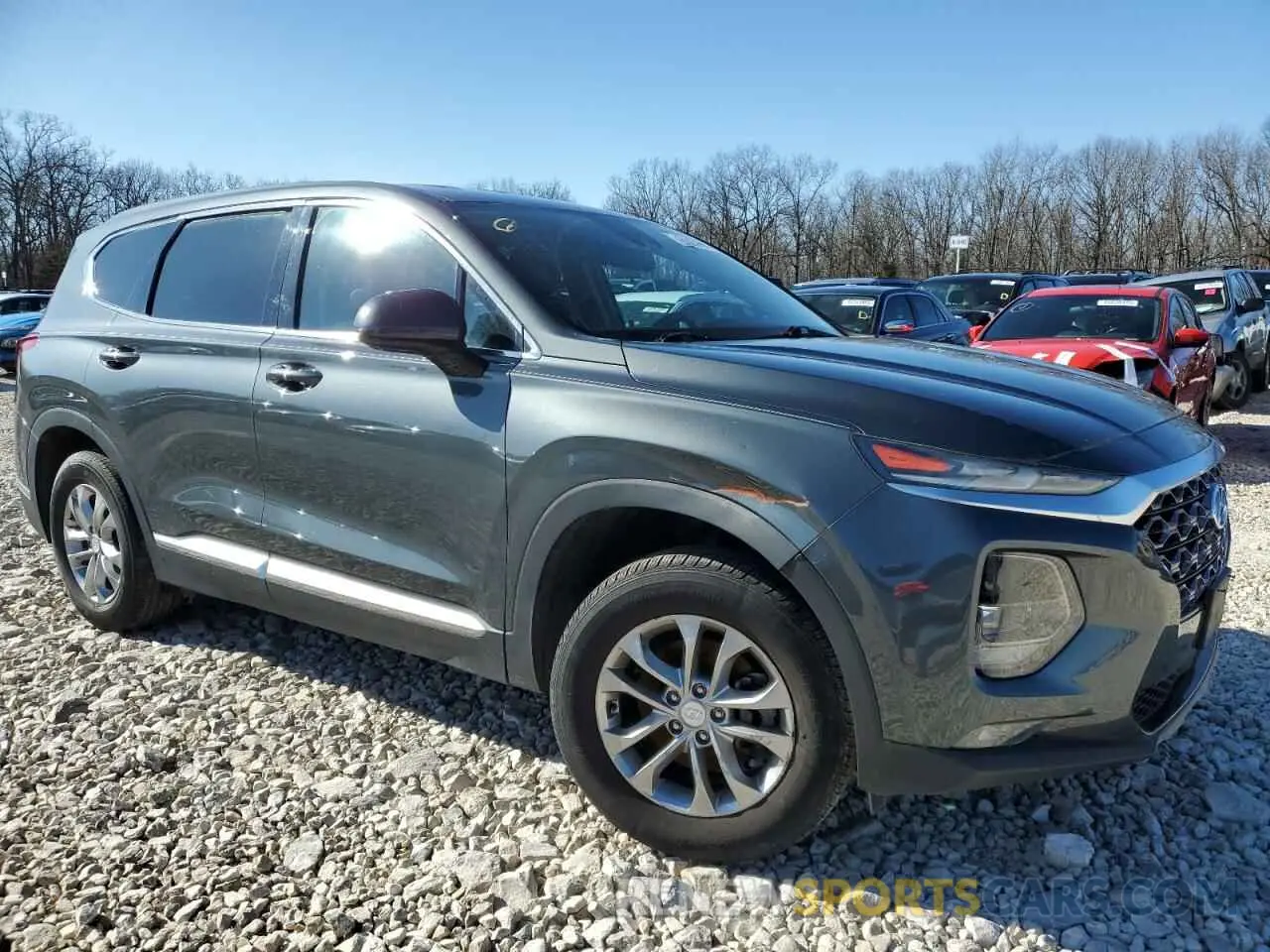 4 Photograph of a damaged car 5NMS3CAD5LH203117 HYUNDAI SANTA FE 2020
